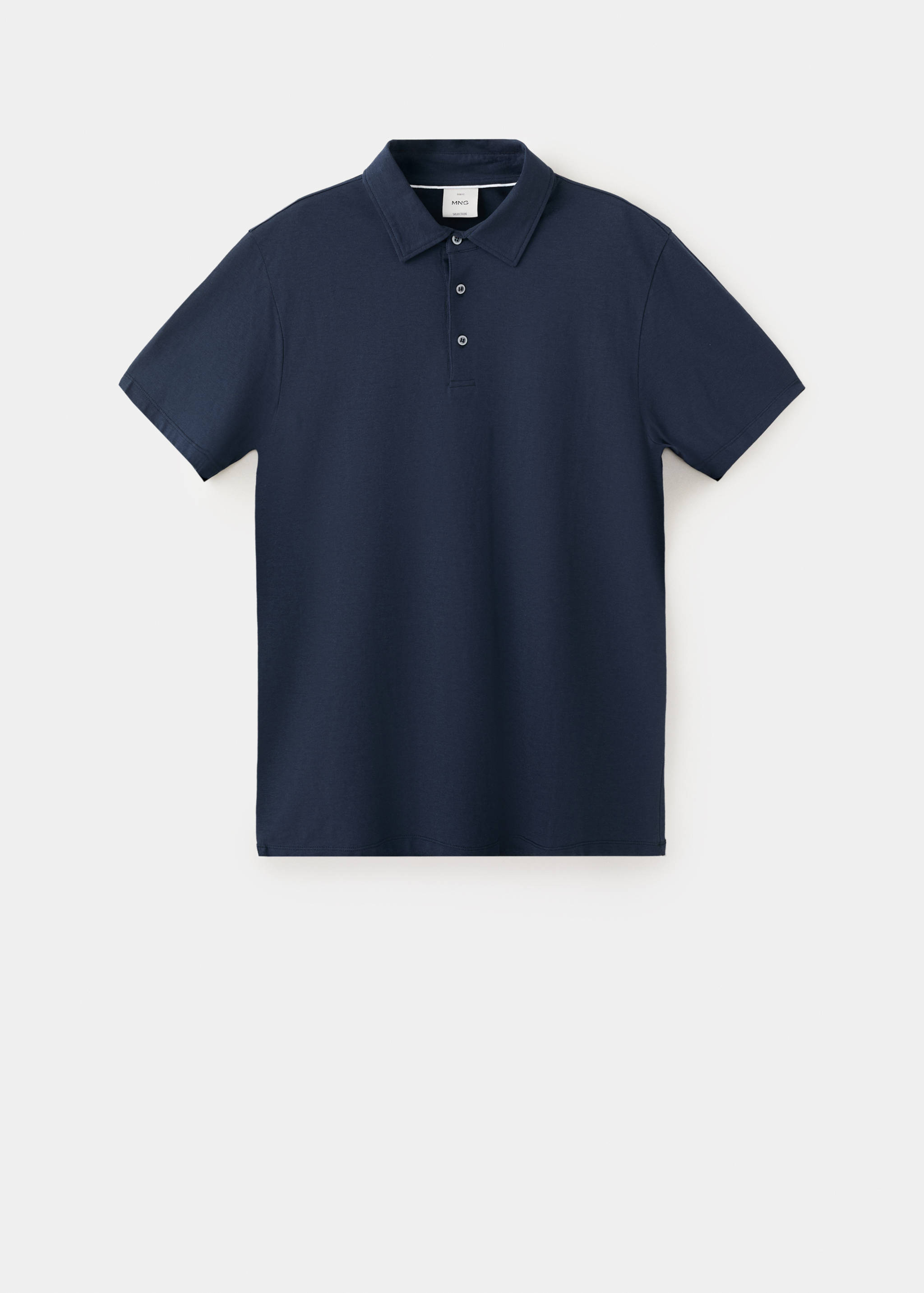 100% cotton slim-fit polo shirt - Article without model
