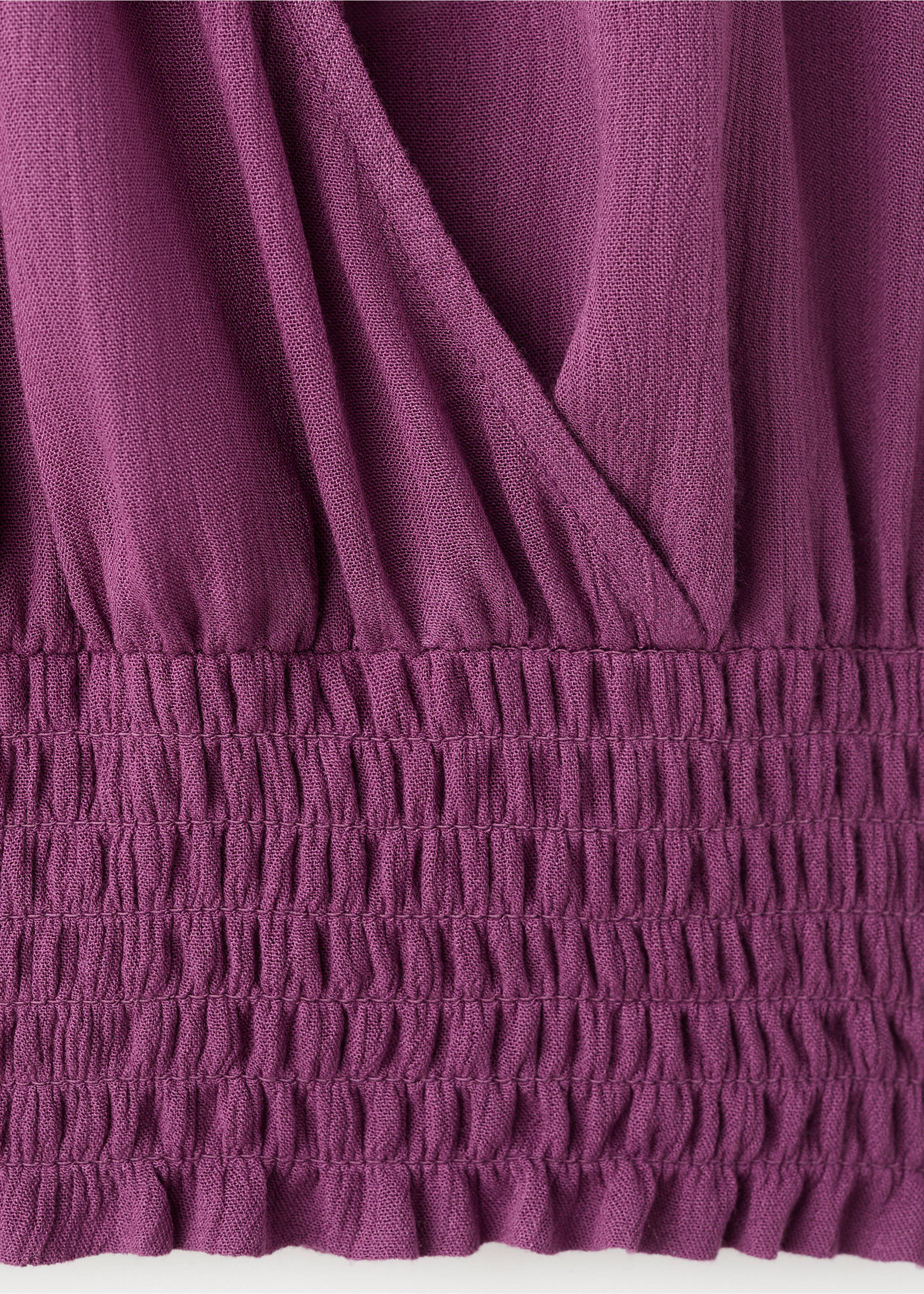 Drapiertes Neckholder-Top - Detail des Artikels 8, Lila. Ref: 27048649-00.