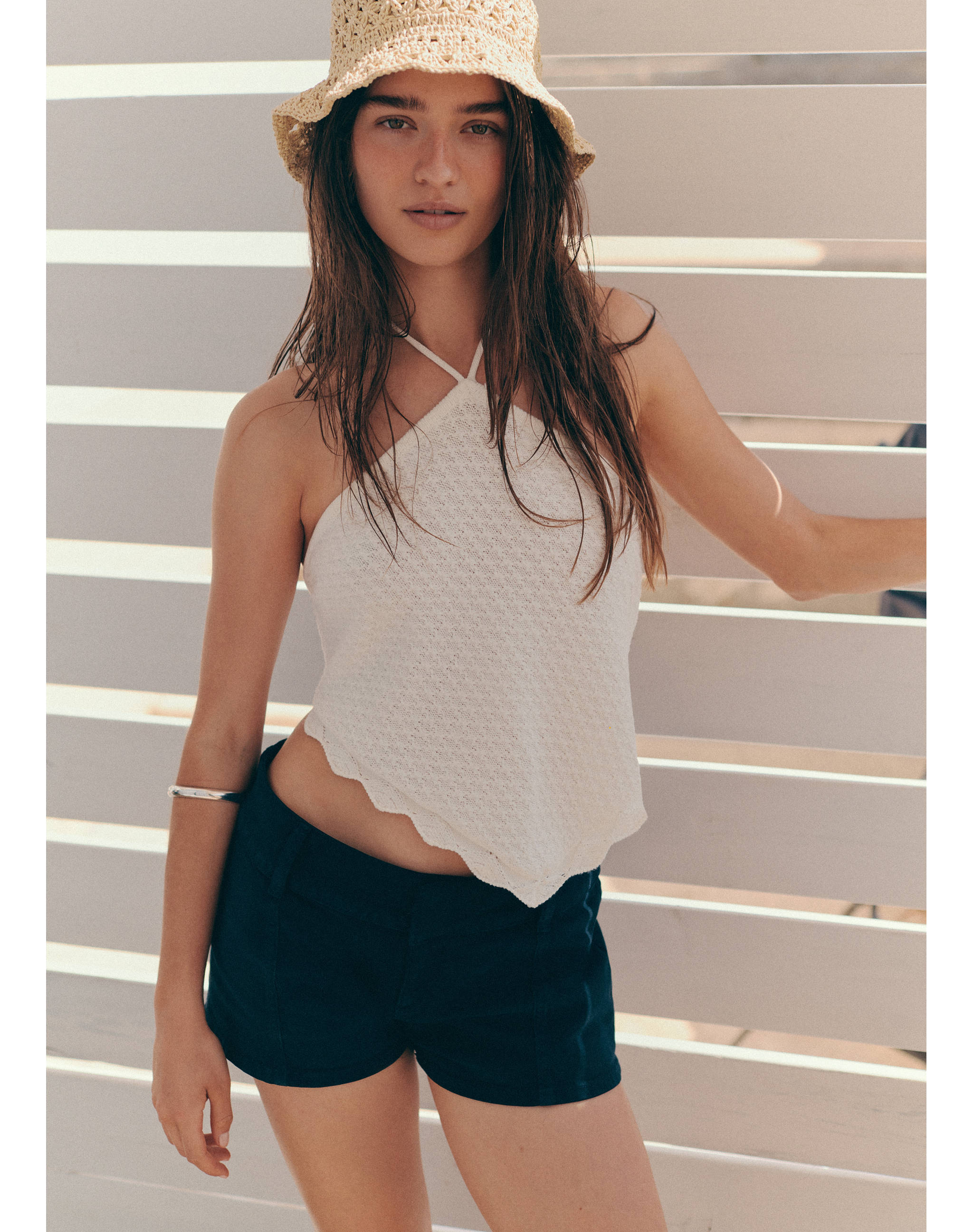 Halter top with open back - Medium plane
