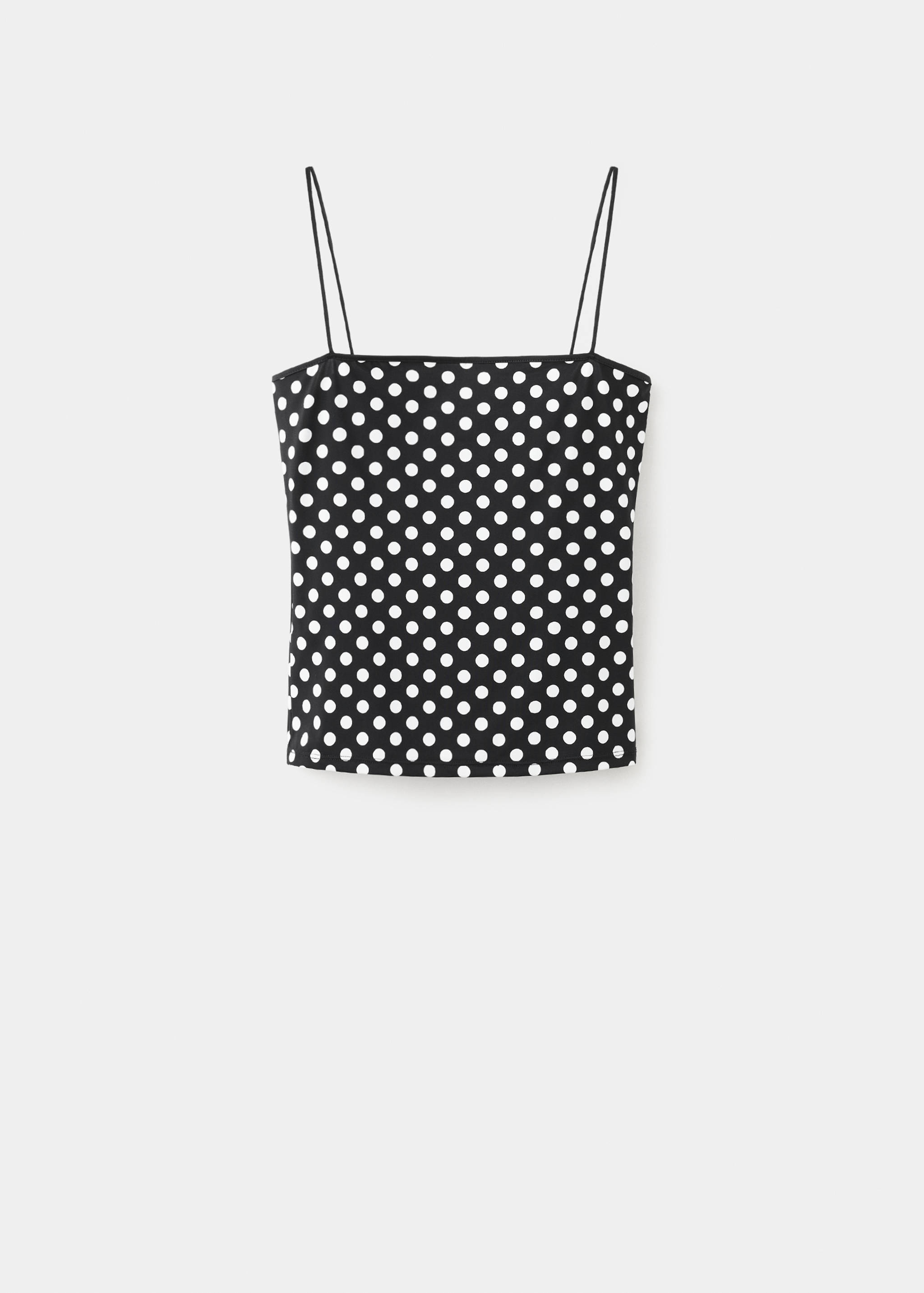 Polka dot strap top - Article without model
