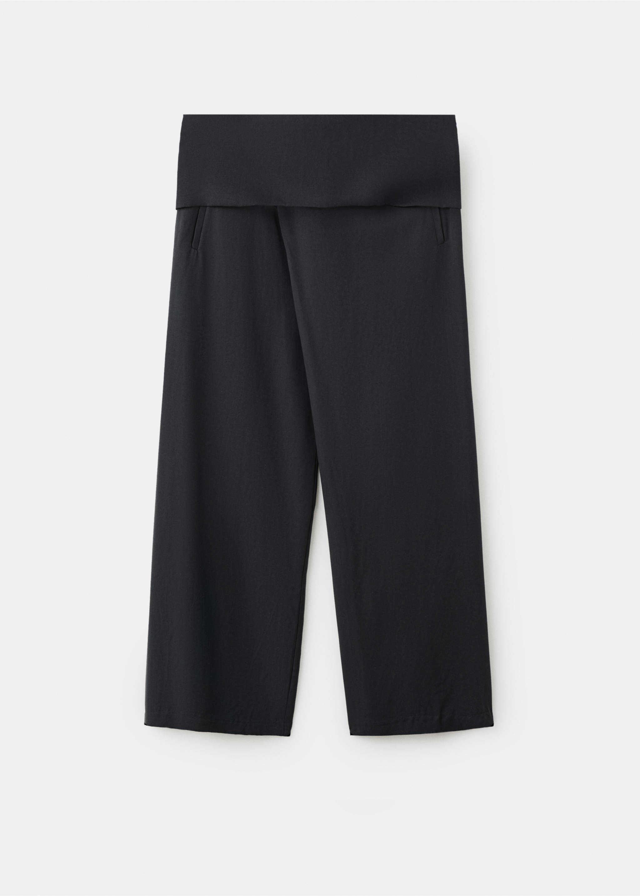 Pantaloni 100% lyocell - Articolo senza modello, Grigio antracite. Ref: 27048661-00.