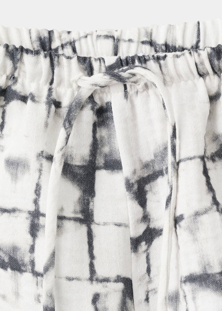 Tie-dye short — Charcoal