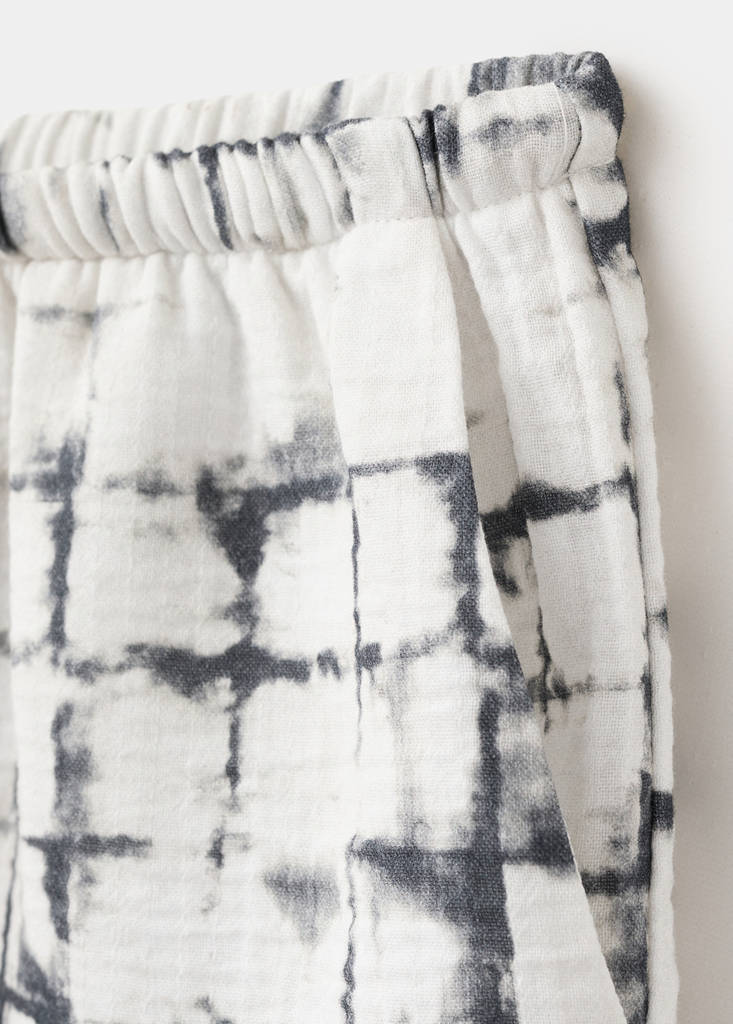 Tie-dye short — Charcoal