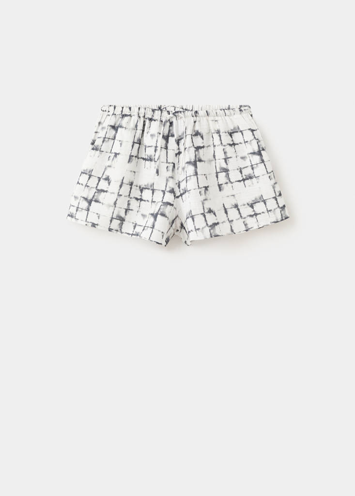 Tie-dye short — Charcoal
