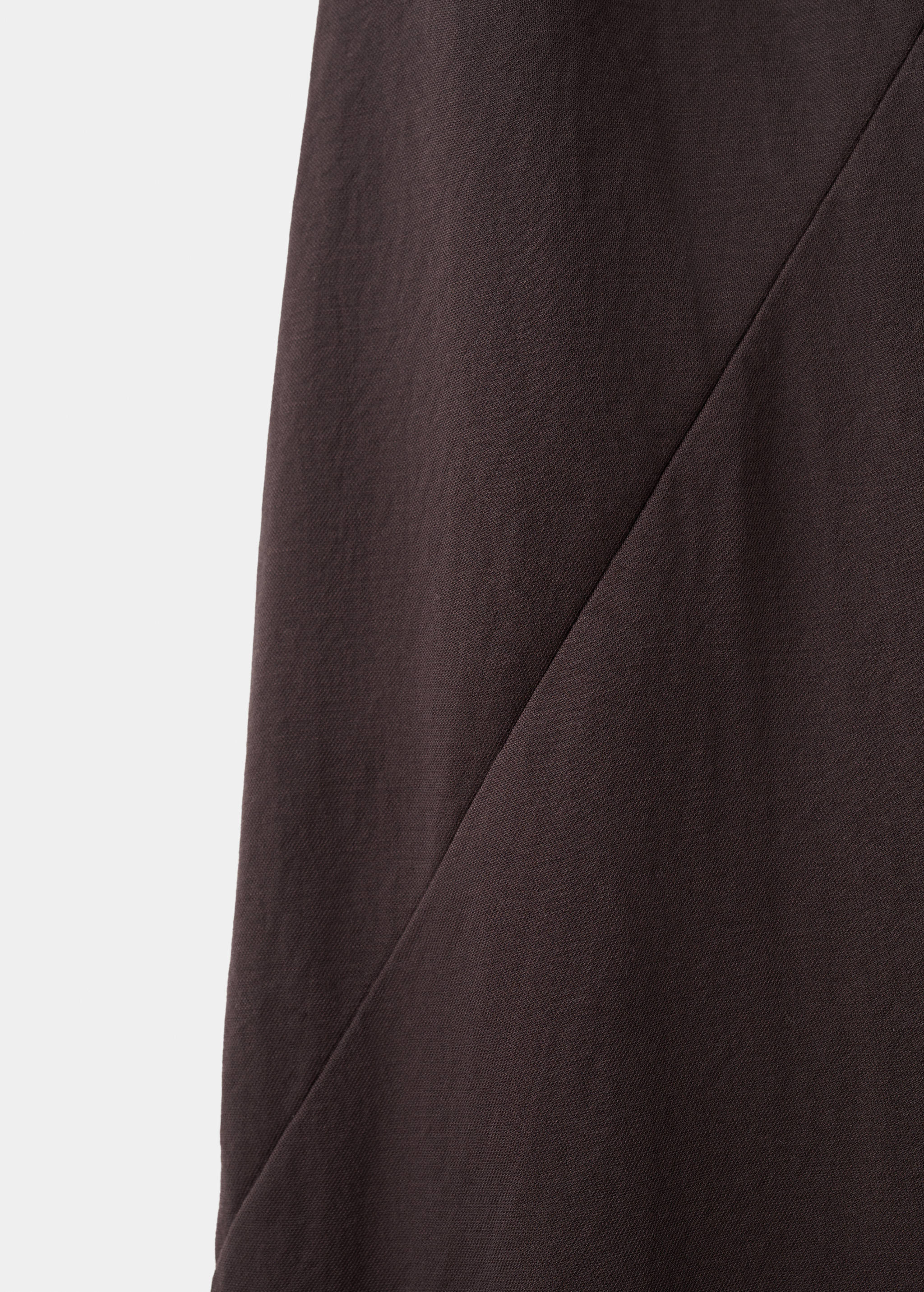 Robe asymétrique froncée à bretelles - Détail de l'article 0