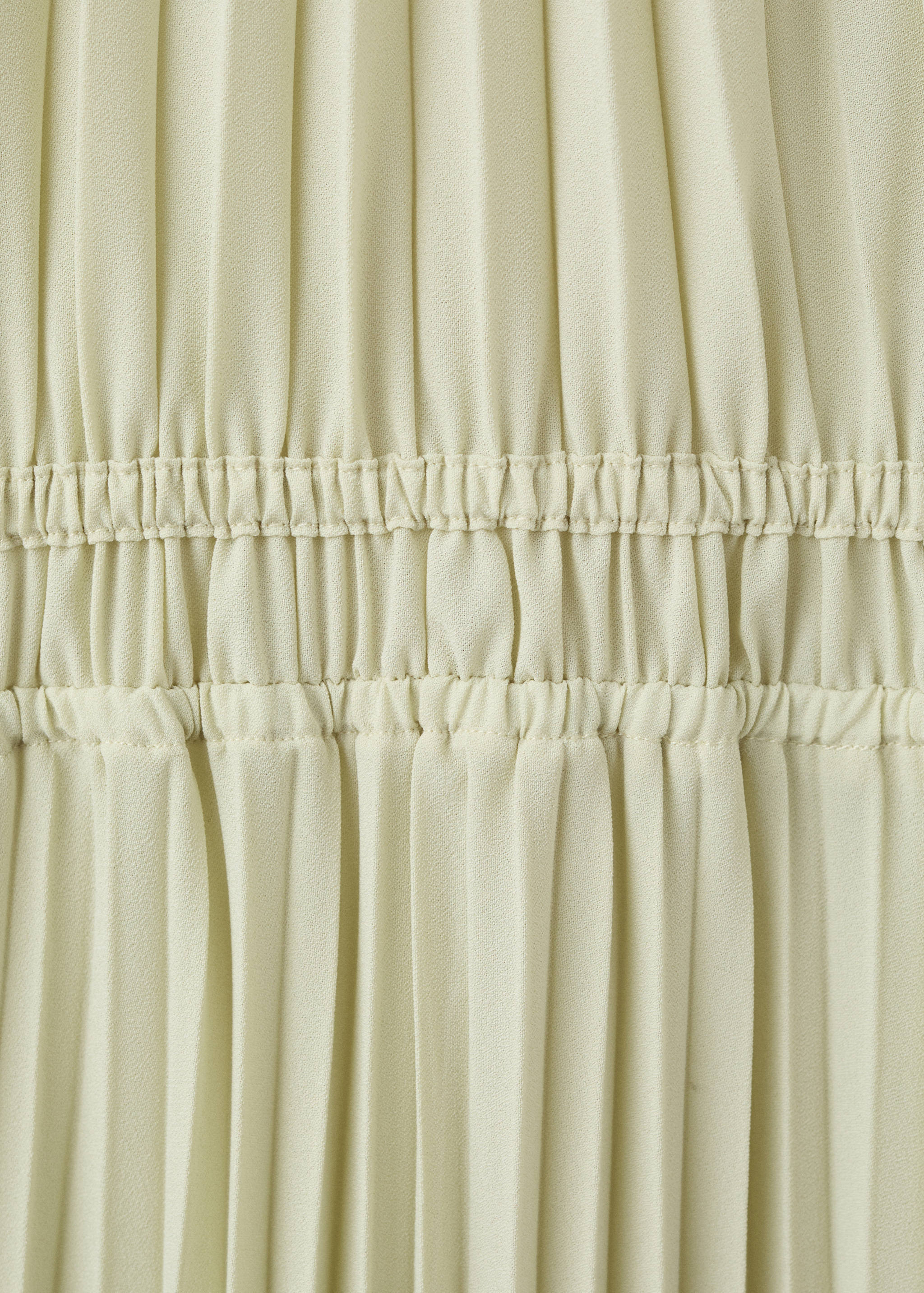 Pleated halter neck dress - Details of the article 0