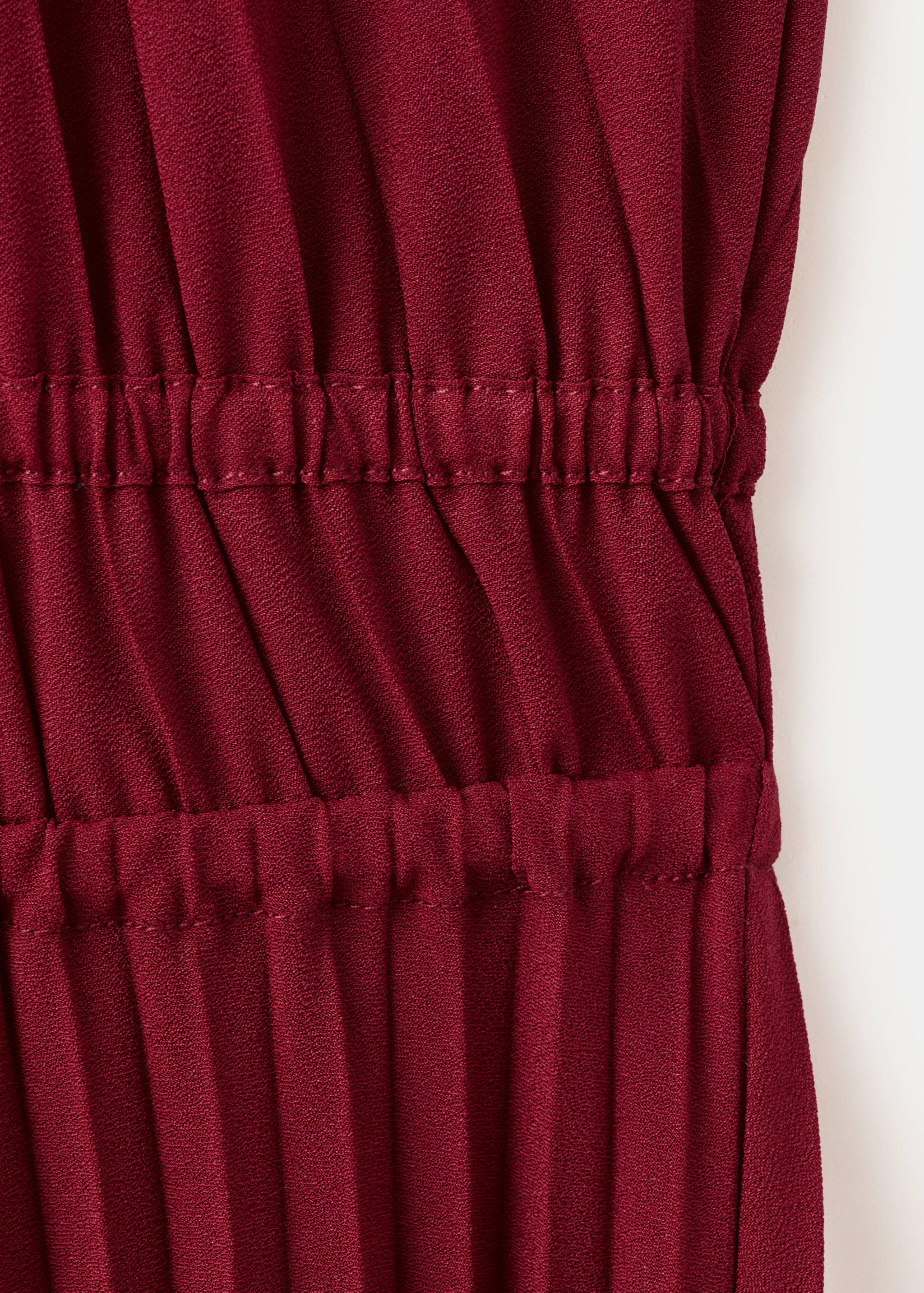 Pleated halter neck dress - Details of the article 0