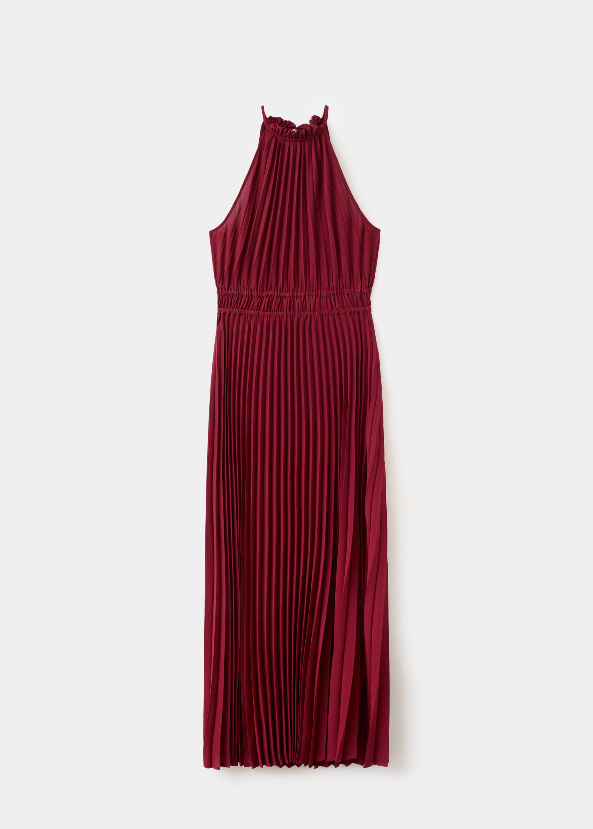 Plissiertes Neckholder-Kleid - Artikel ohne Model
