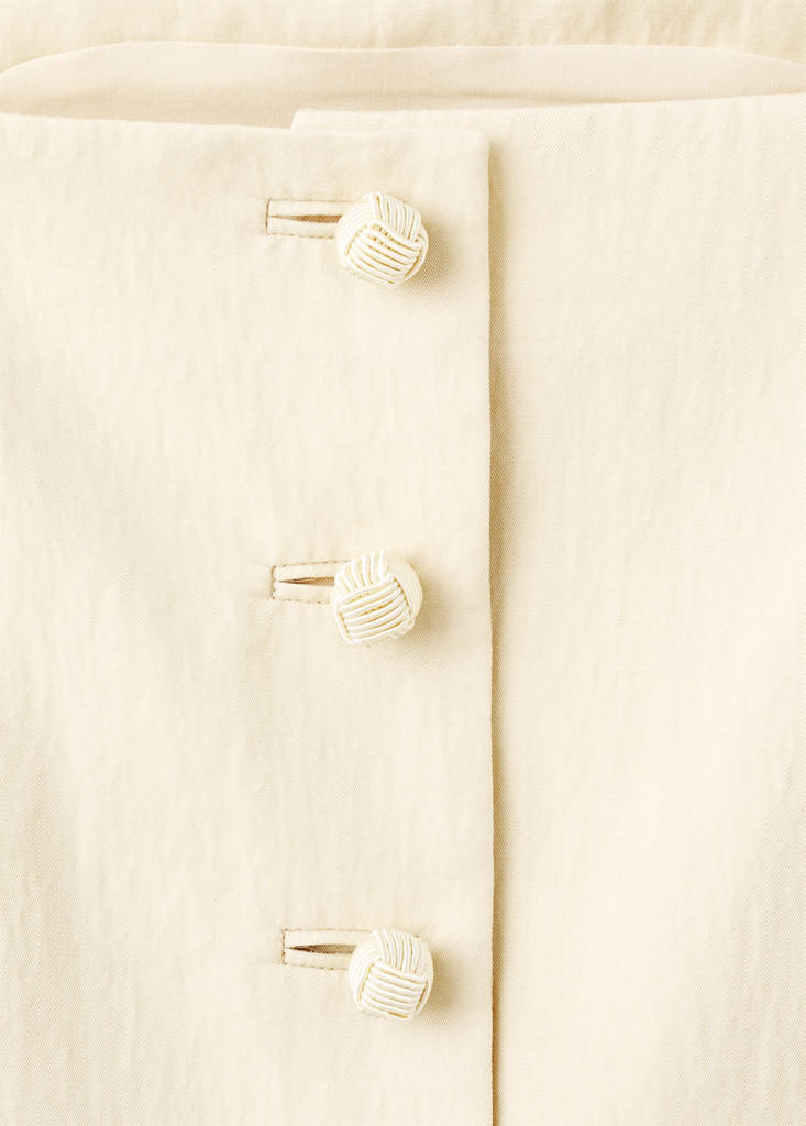 Lyocell button top — Light/Pastel Grey