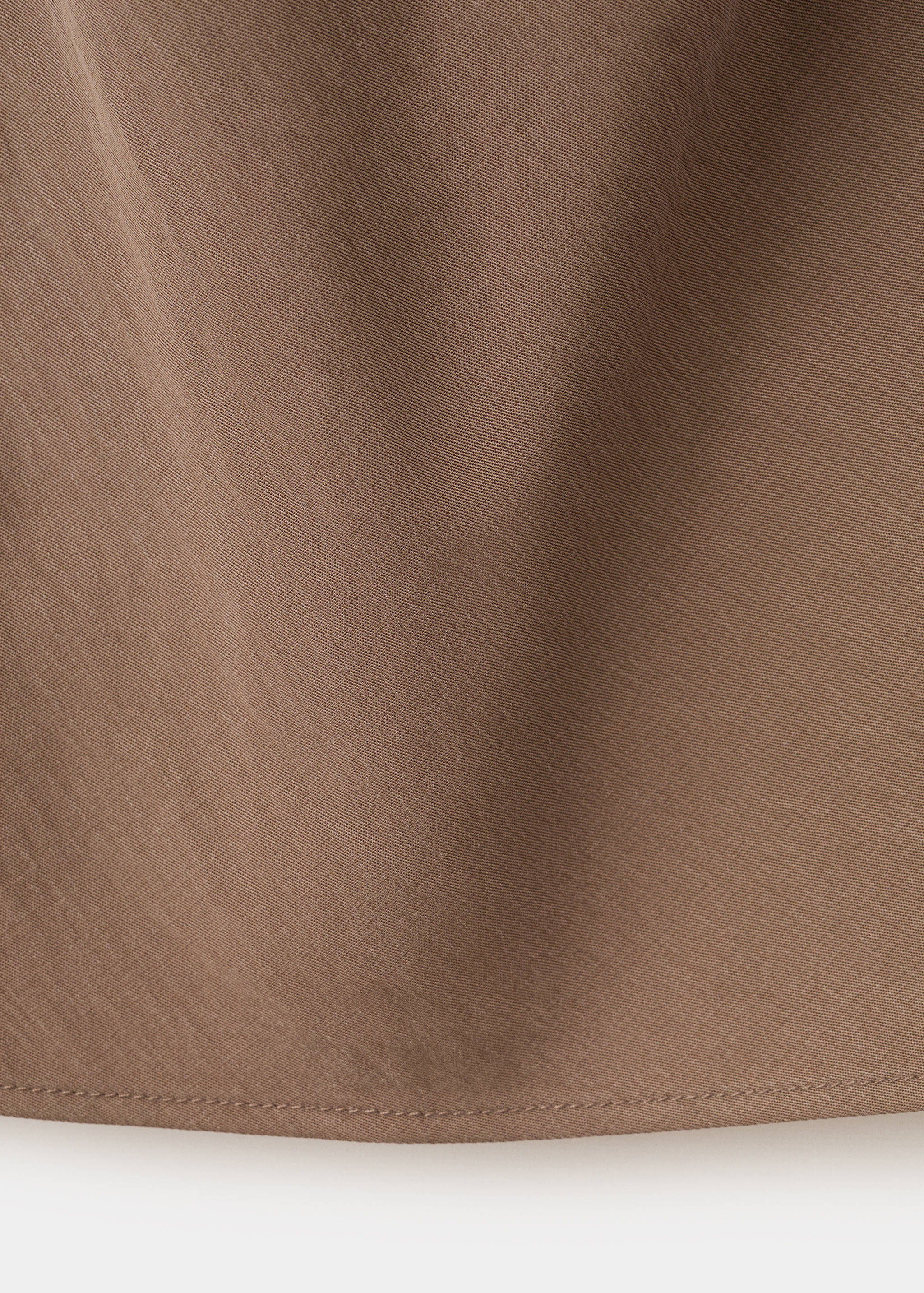 Lyocell top with draped neck - Details of the article 0