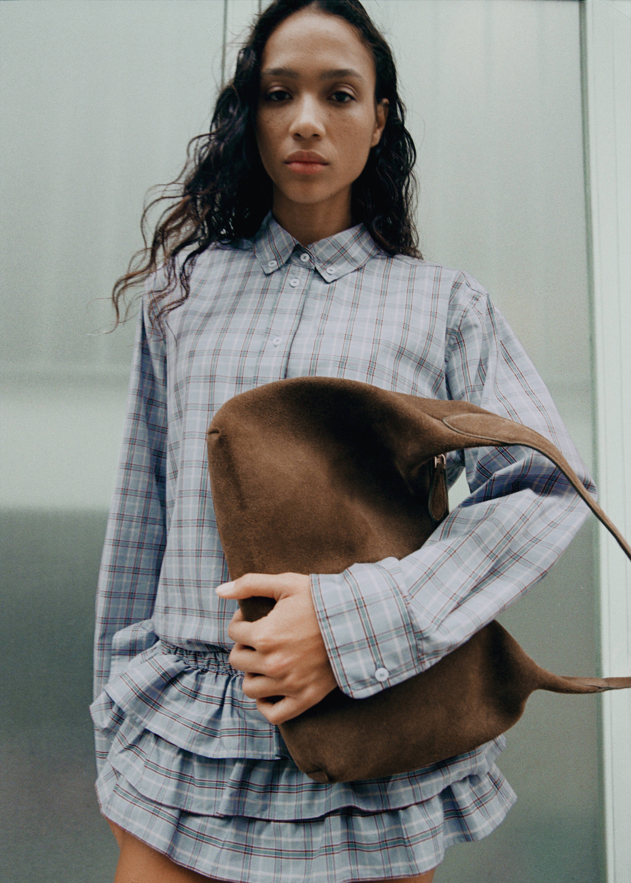 Striped cotton shirt - Medium plane