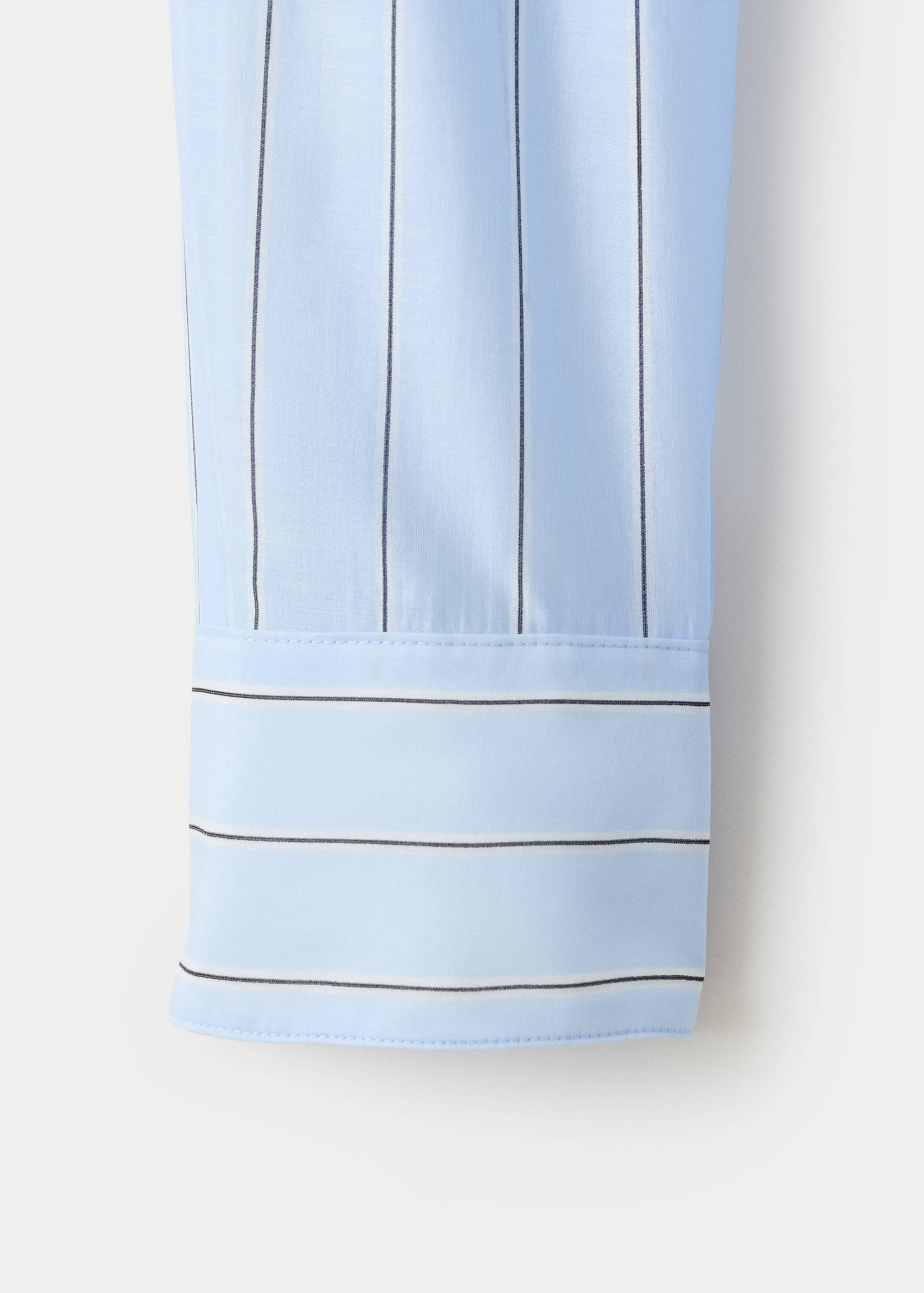 Camisa lyocell rayas - Detalle del artículo 0