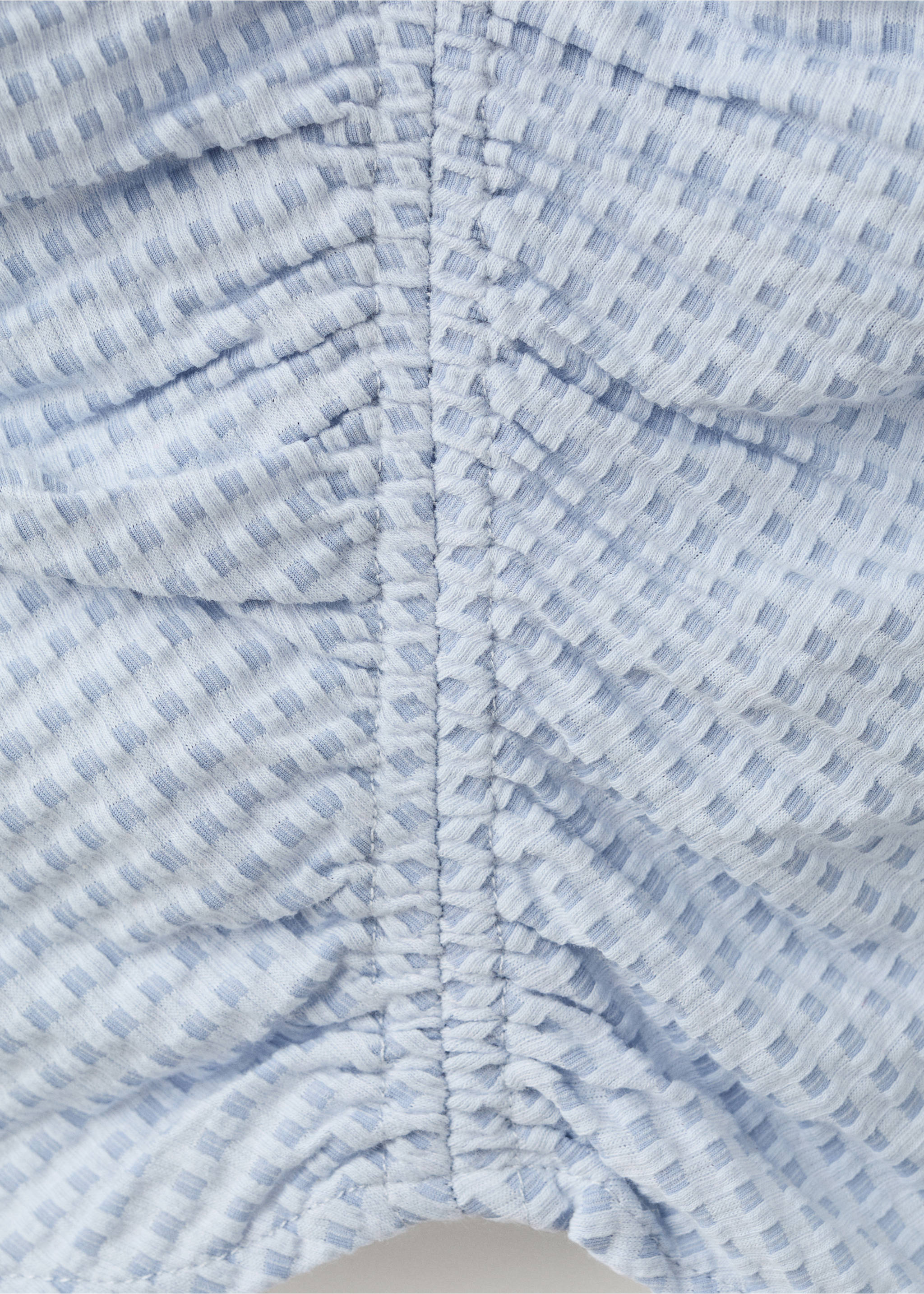 Top ajusté à fronces - Détail de l'article 0, Bleu ciel. Ref: 27049071-00.