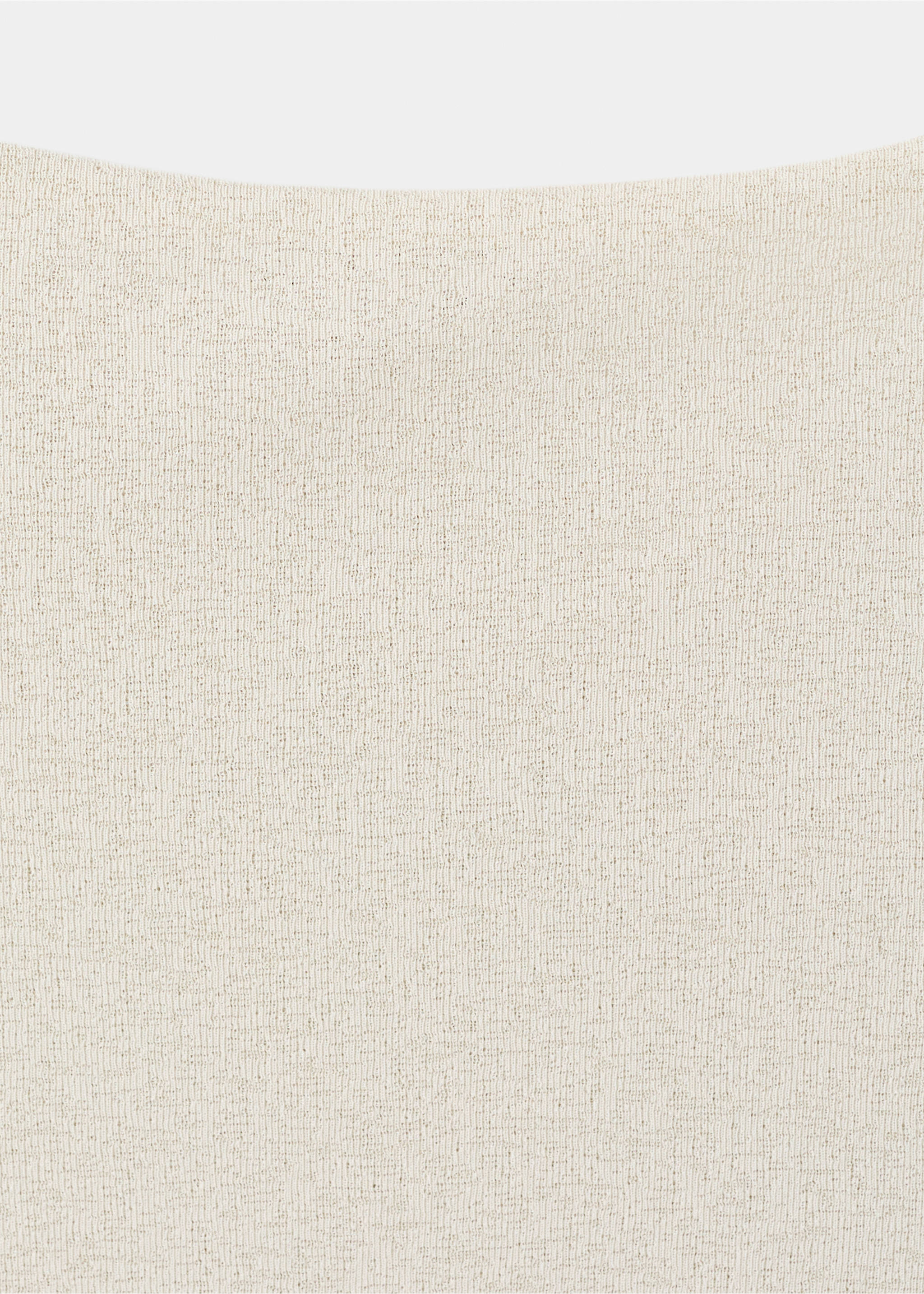 Fitted dress with draped waist - Details of the article 8, Ice Grey. Ref: 27049075-00.