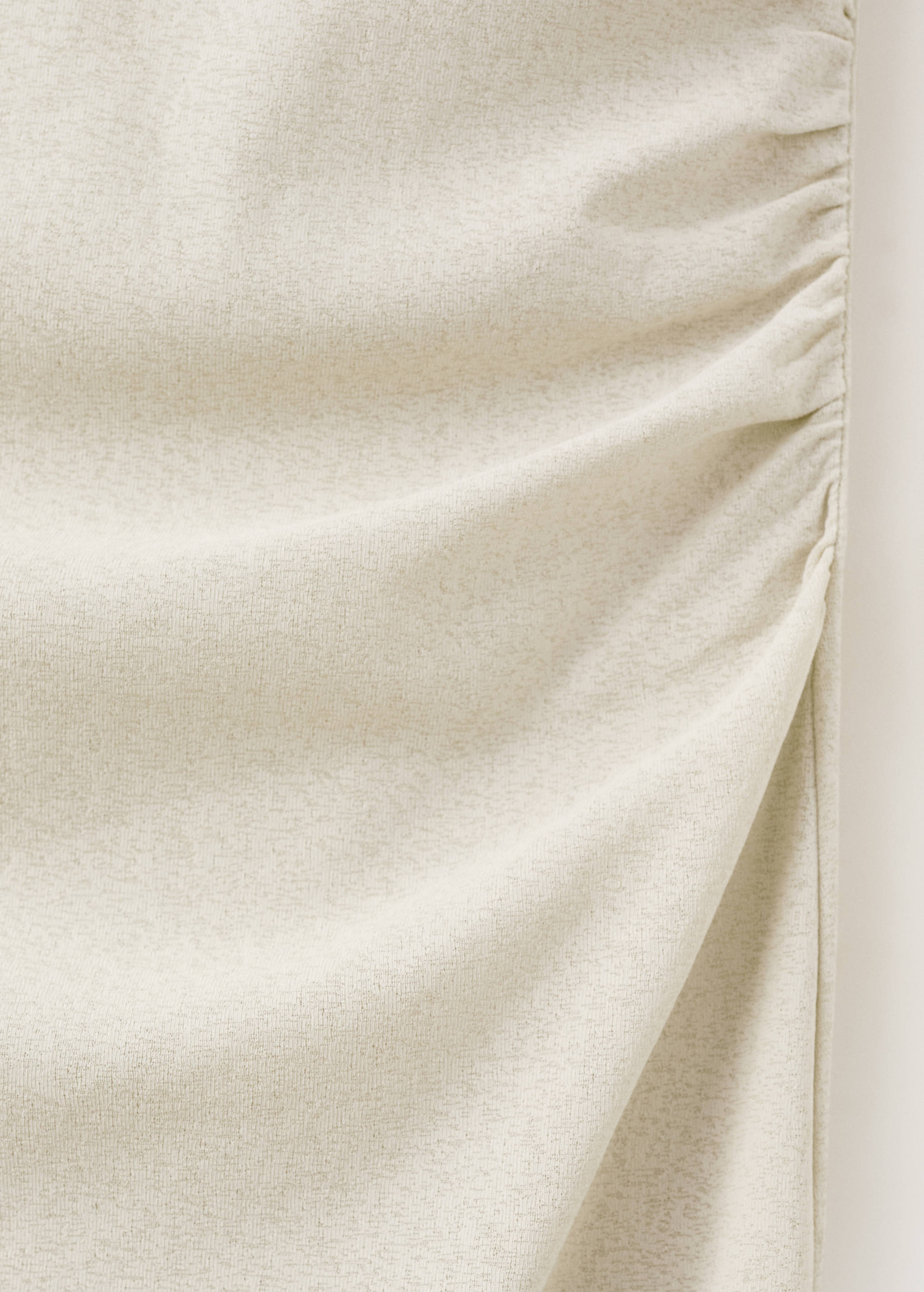 Fitted dress with draped waist - Details of the article 0