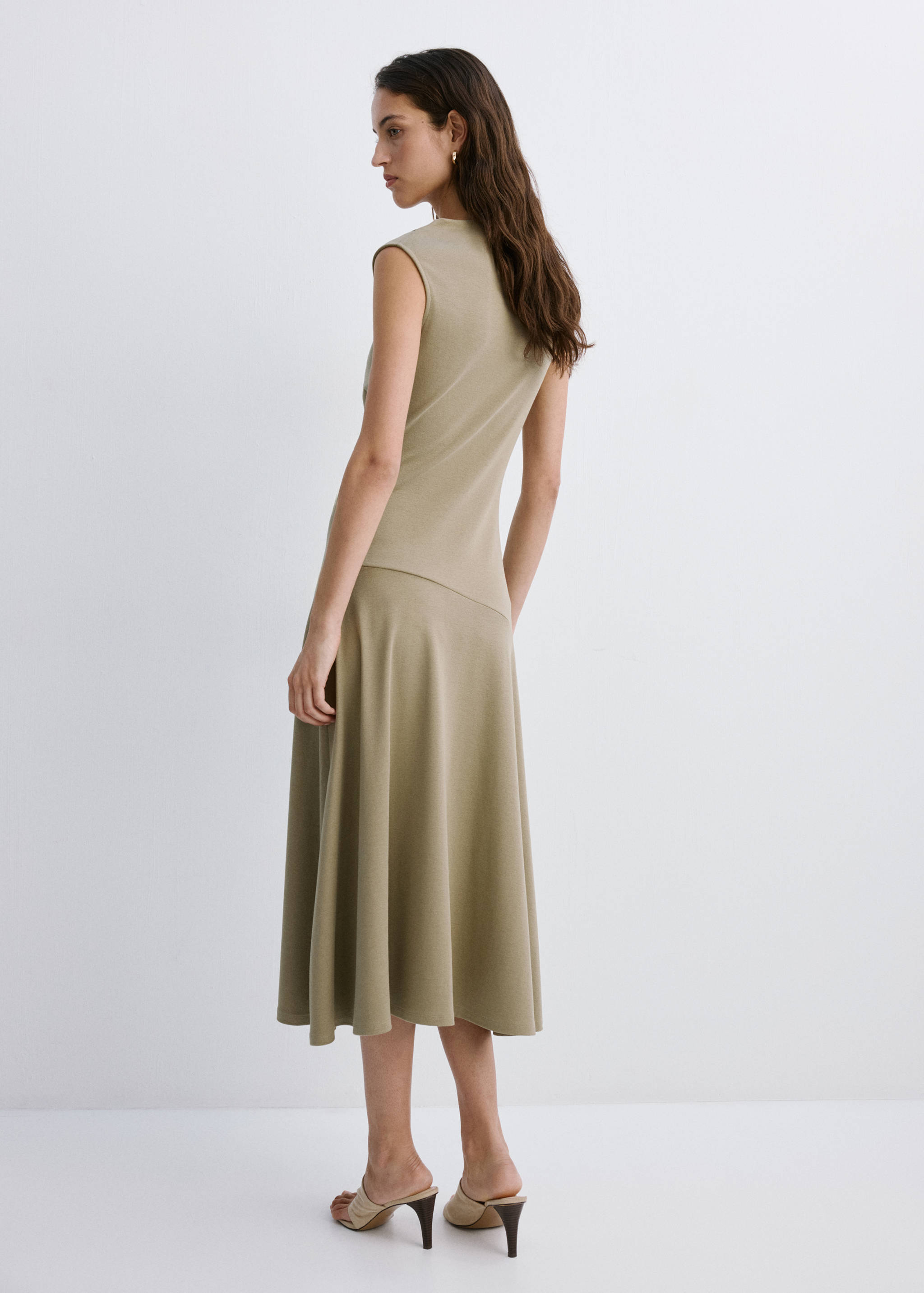 Draped midi-dress - Reverse of the article