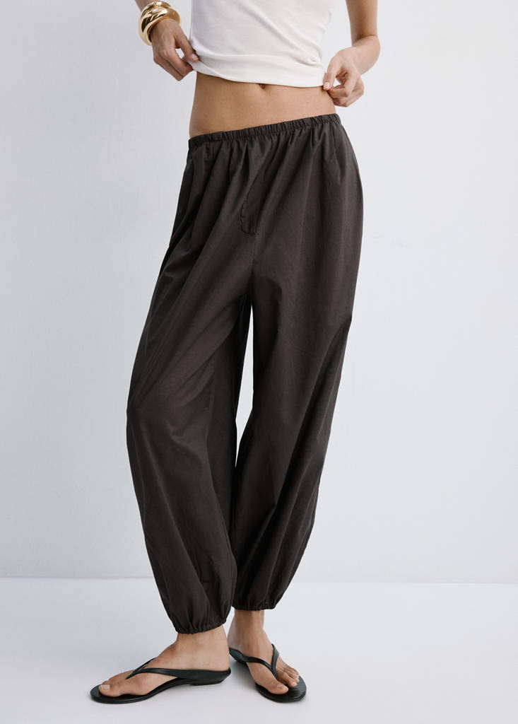 Baggy cotton pants