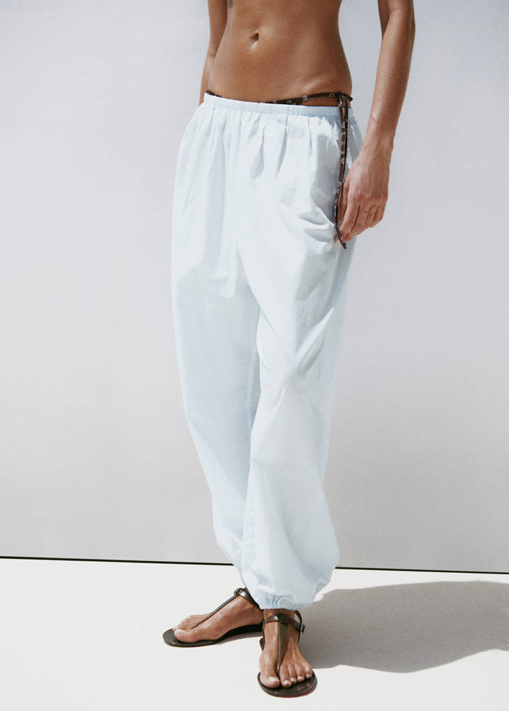 Baggy cotton pants