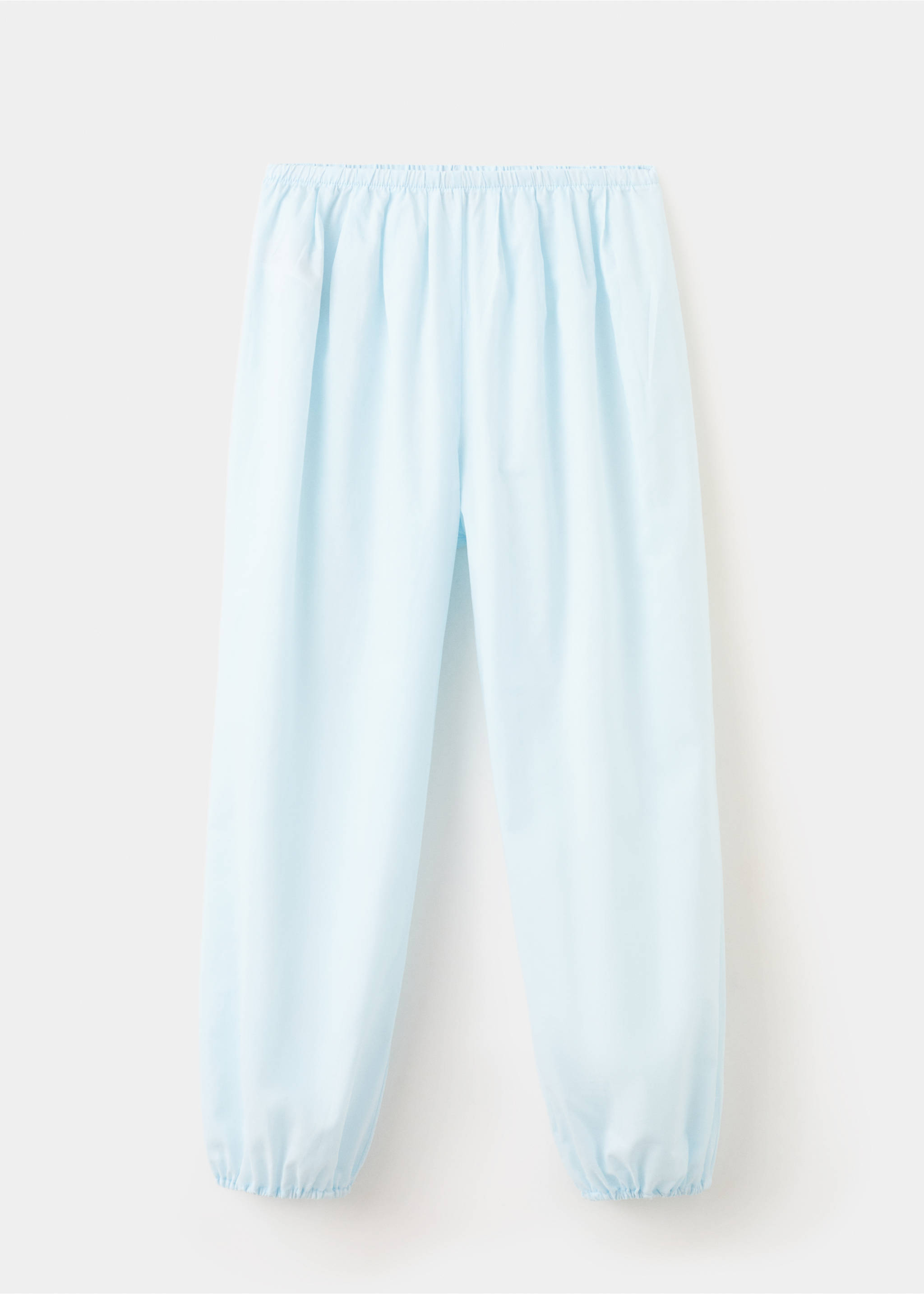 Pantalon en coton bouffant - Article sans modèle, Bleu ciel. Ref: 27049080-00.