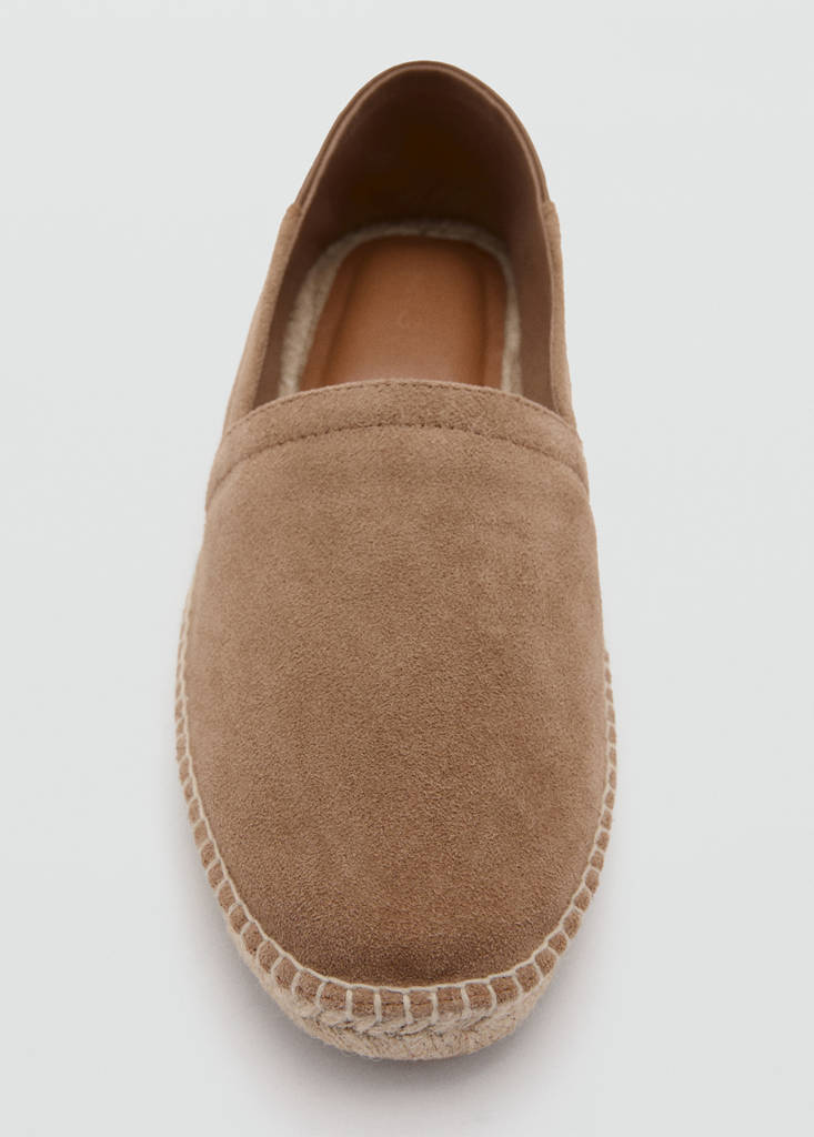 Leather espadrille — Sand