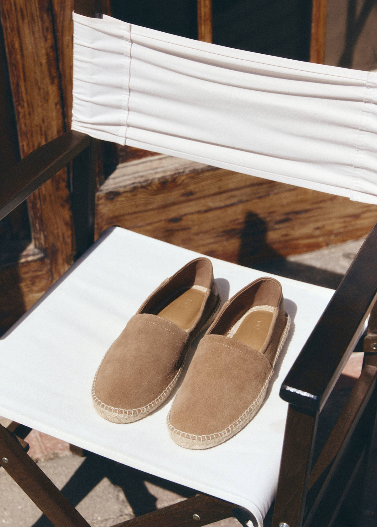 Leather espadrille — Sand