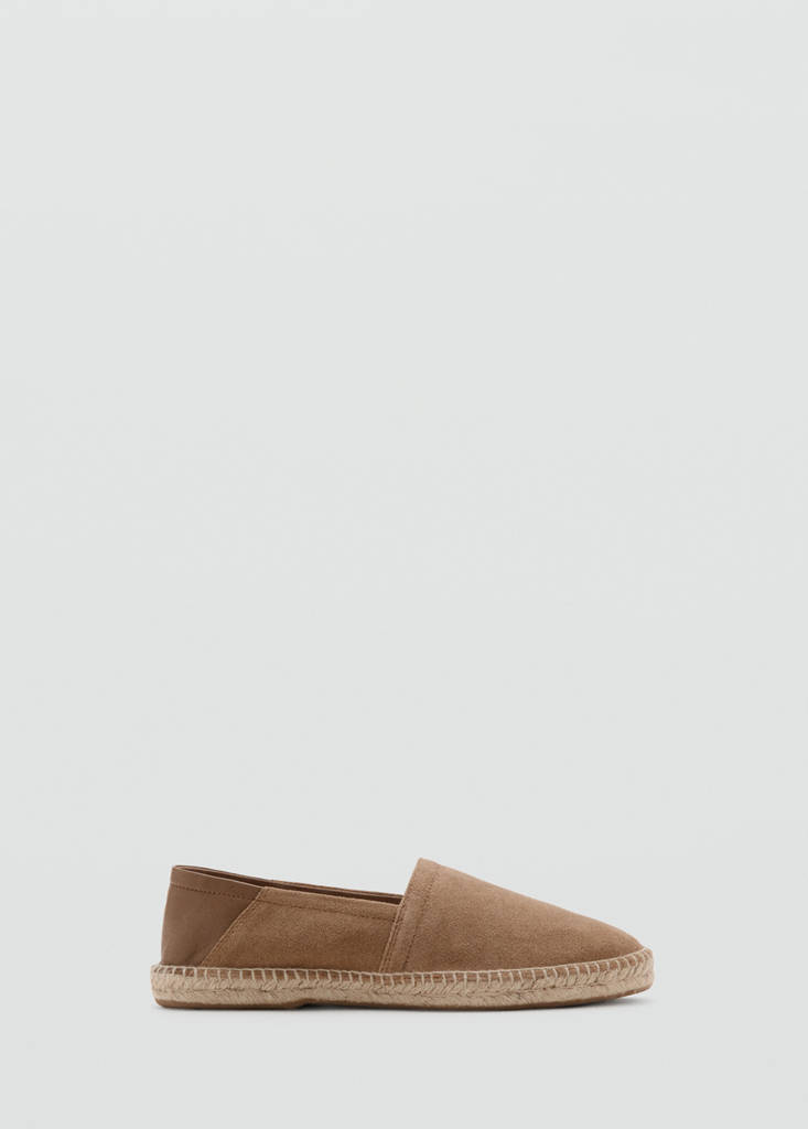 Leather espadrille — Sand