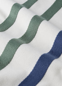100% cotton striped beach towel — Green 3