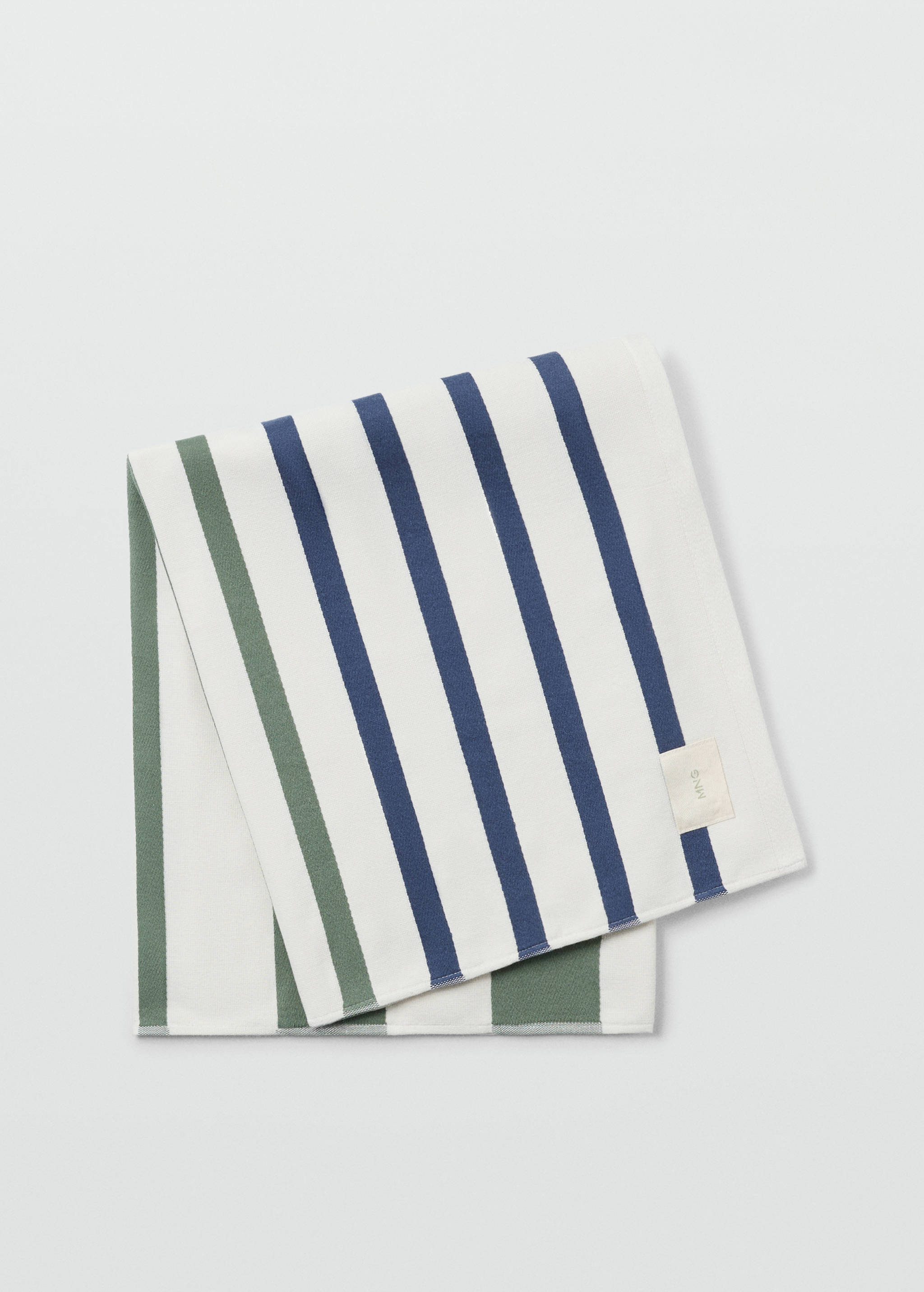 100% cotton striped beach towel - Article without model