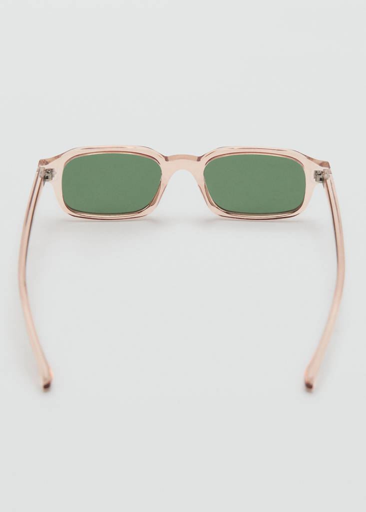 Rectangular-frame sunglasses — Ochre