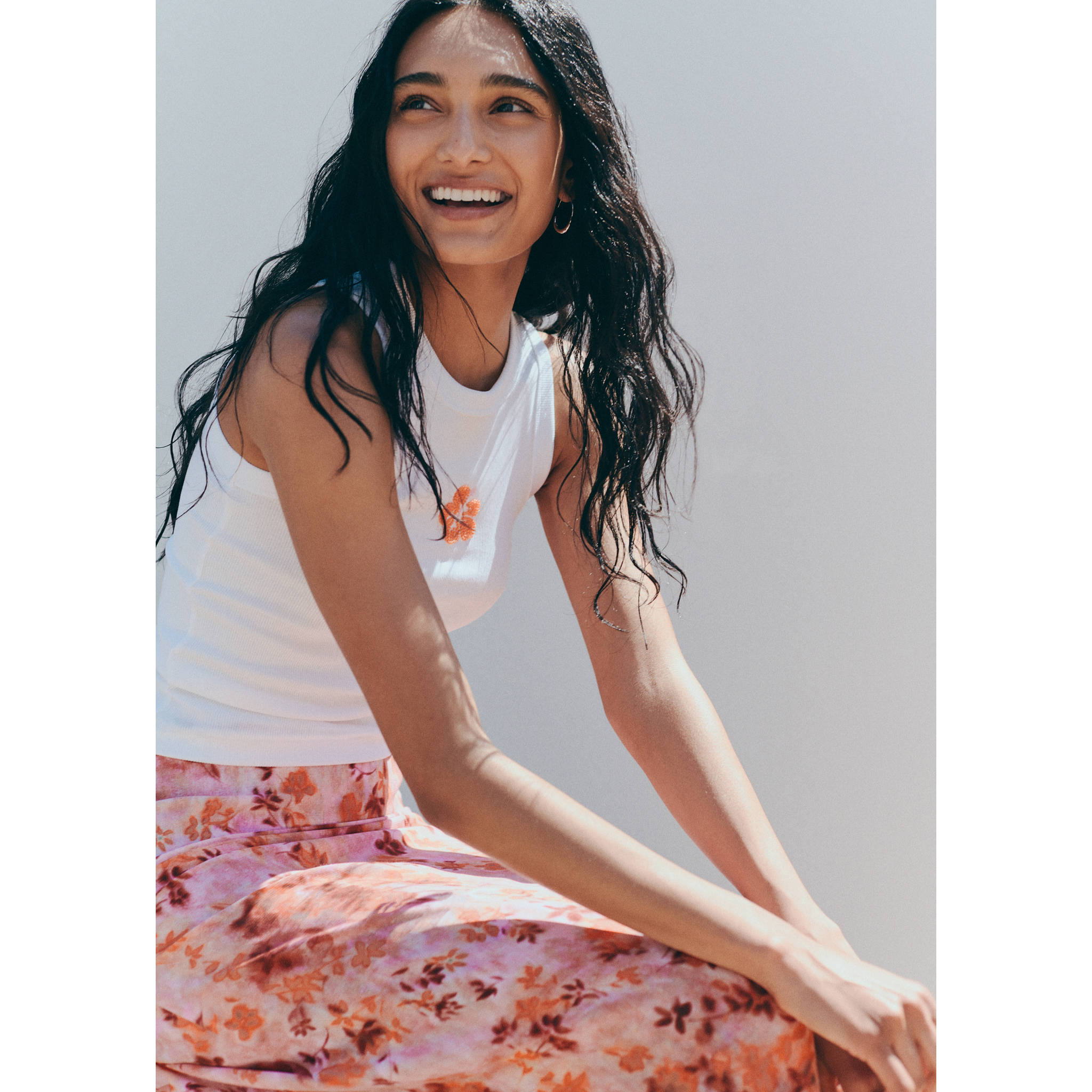 Cotton floral top - Details of the article 5