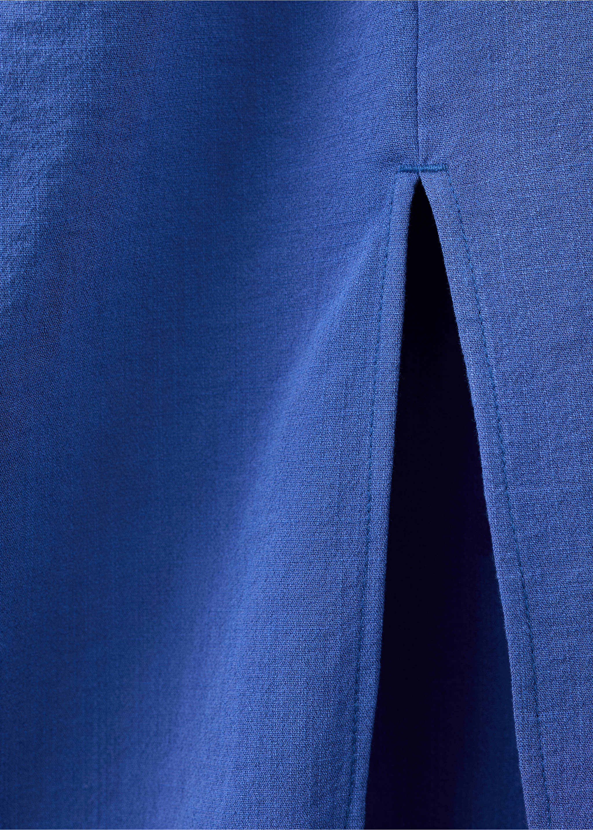 Robe emmanchures américaines drapée - Détail de l'article 0, Bleu. Ref: 27049216-00.