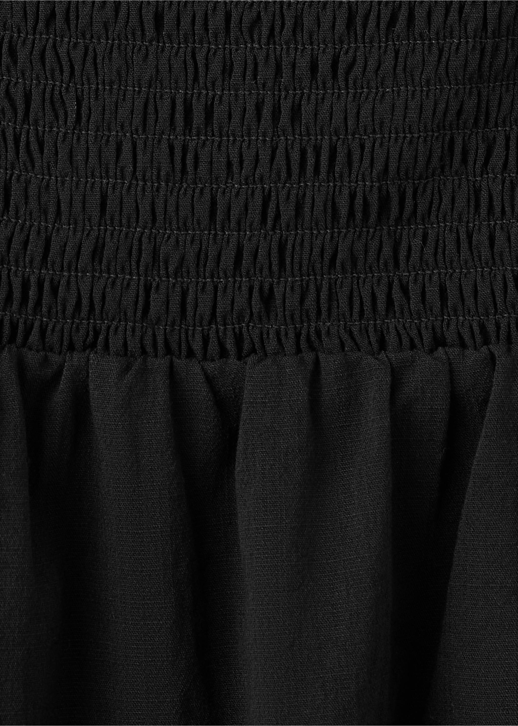Vestido halter drapeado - Detalle del artículo 0, Negro. Ref: 27049216-00.