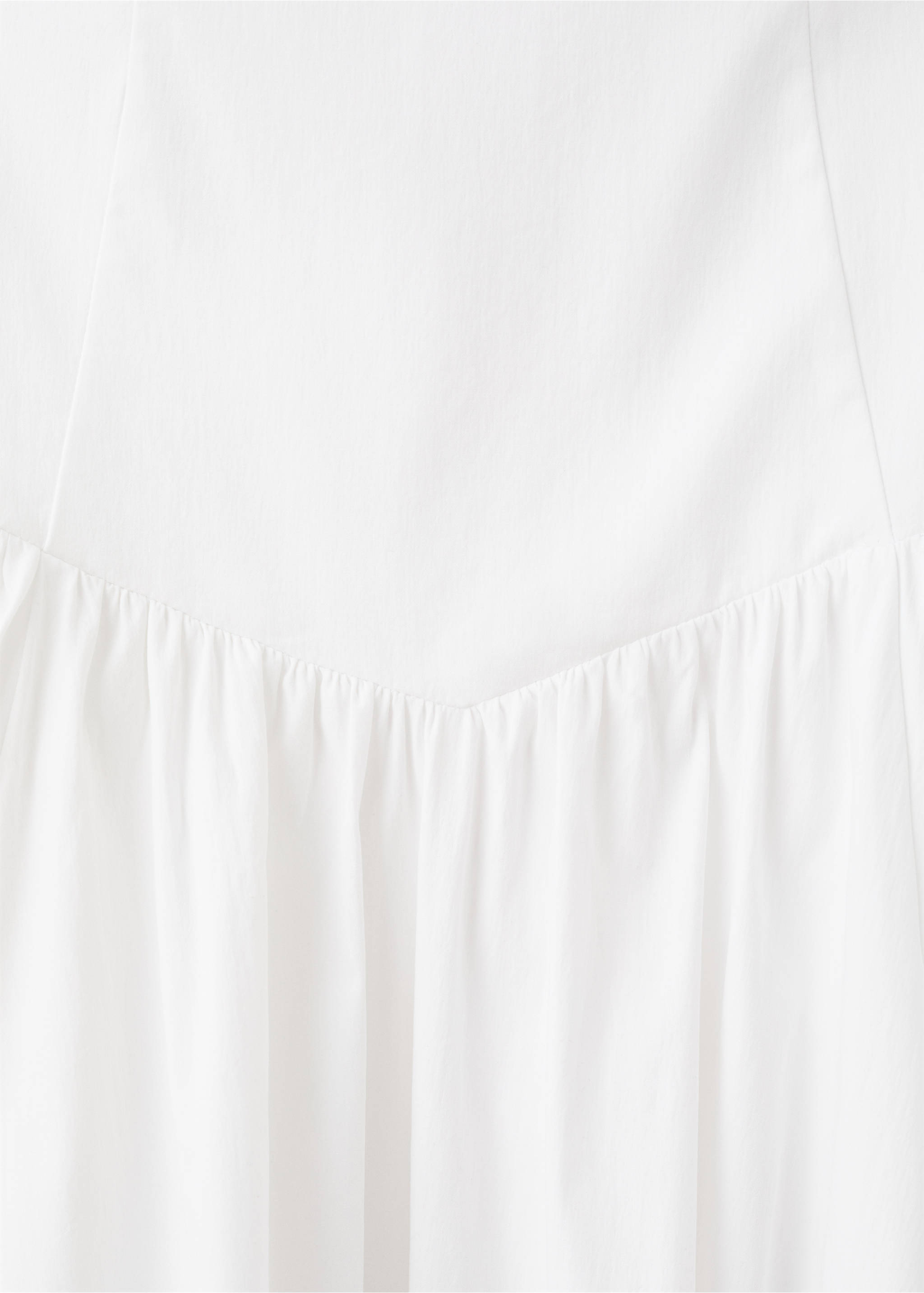 Corset dress with open back - Details of the article 0, White. Ref: 27049217-00.