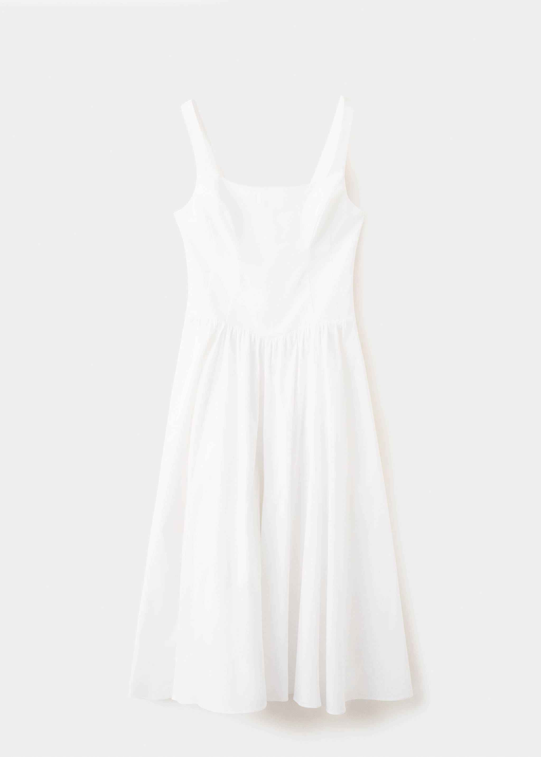 A-line dress with an open back - Article without model