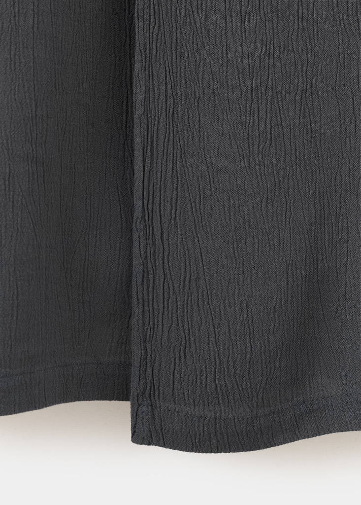 Fluid trousers with side openings — Charcoal