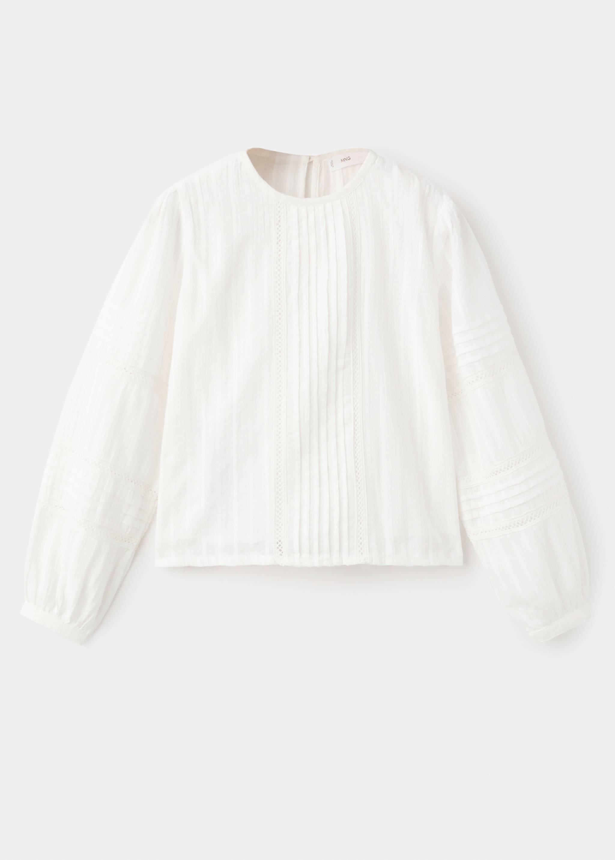 刺绣棉质上衣 - null