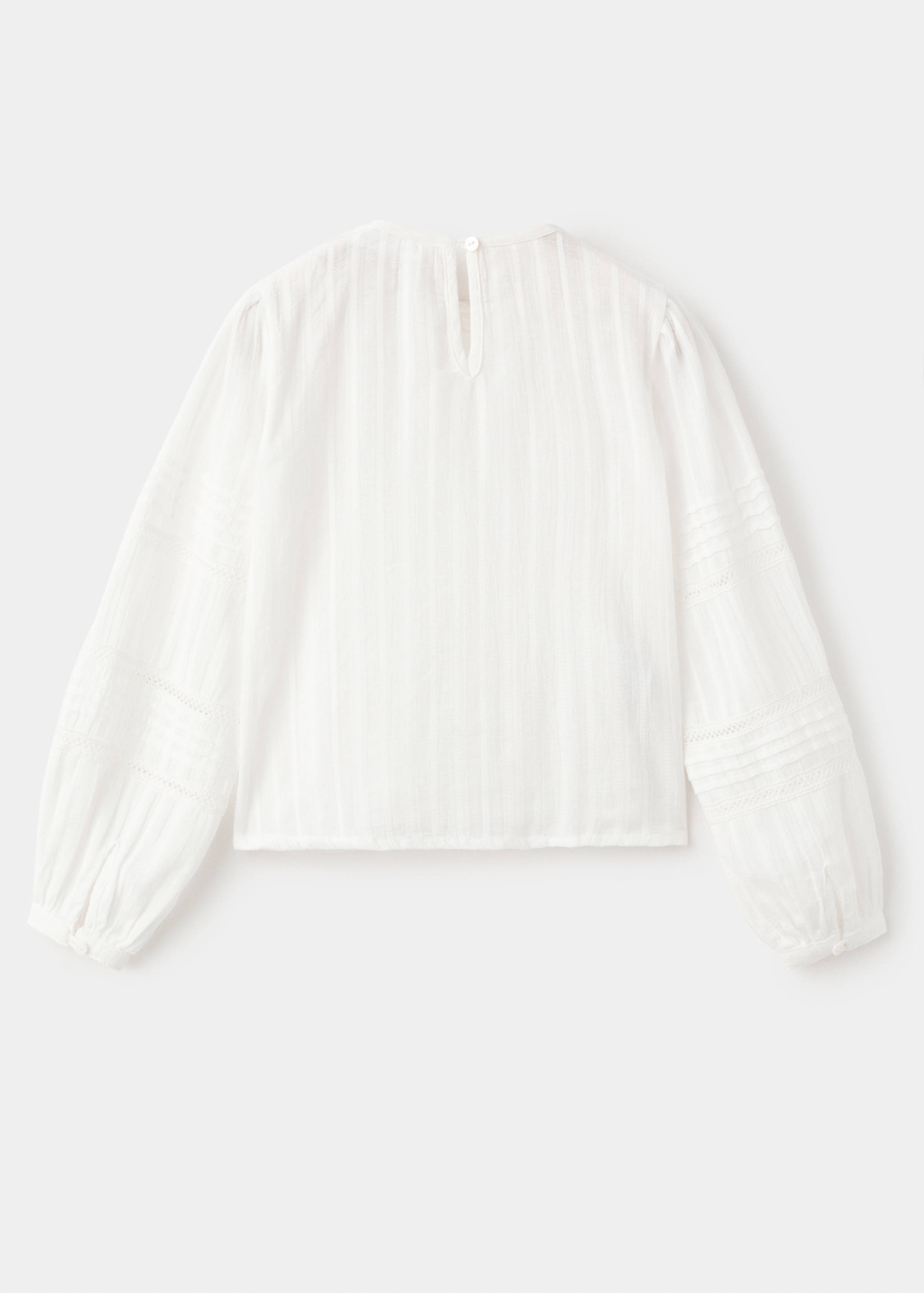 刺绣棉质上衣 - null