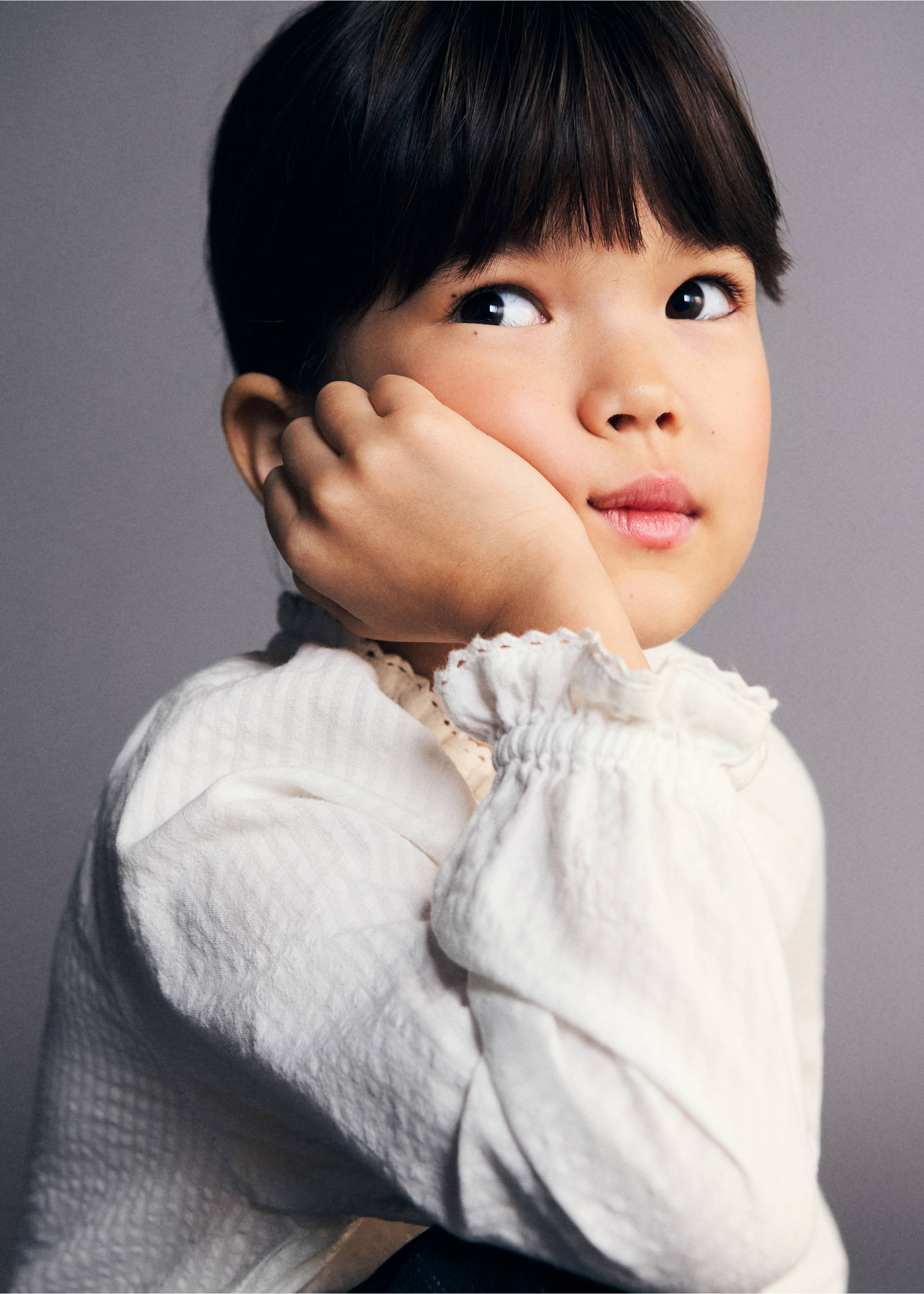 Blusa algodón bordada - Detalle del artículo 1, Blanco. Ref: 27051171-00.