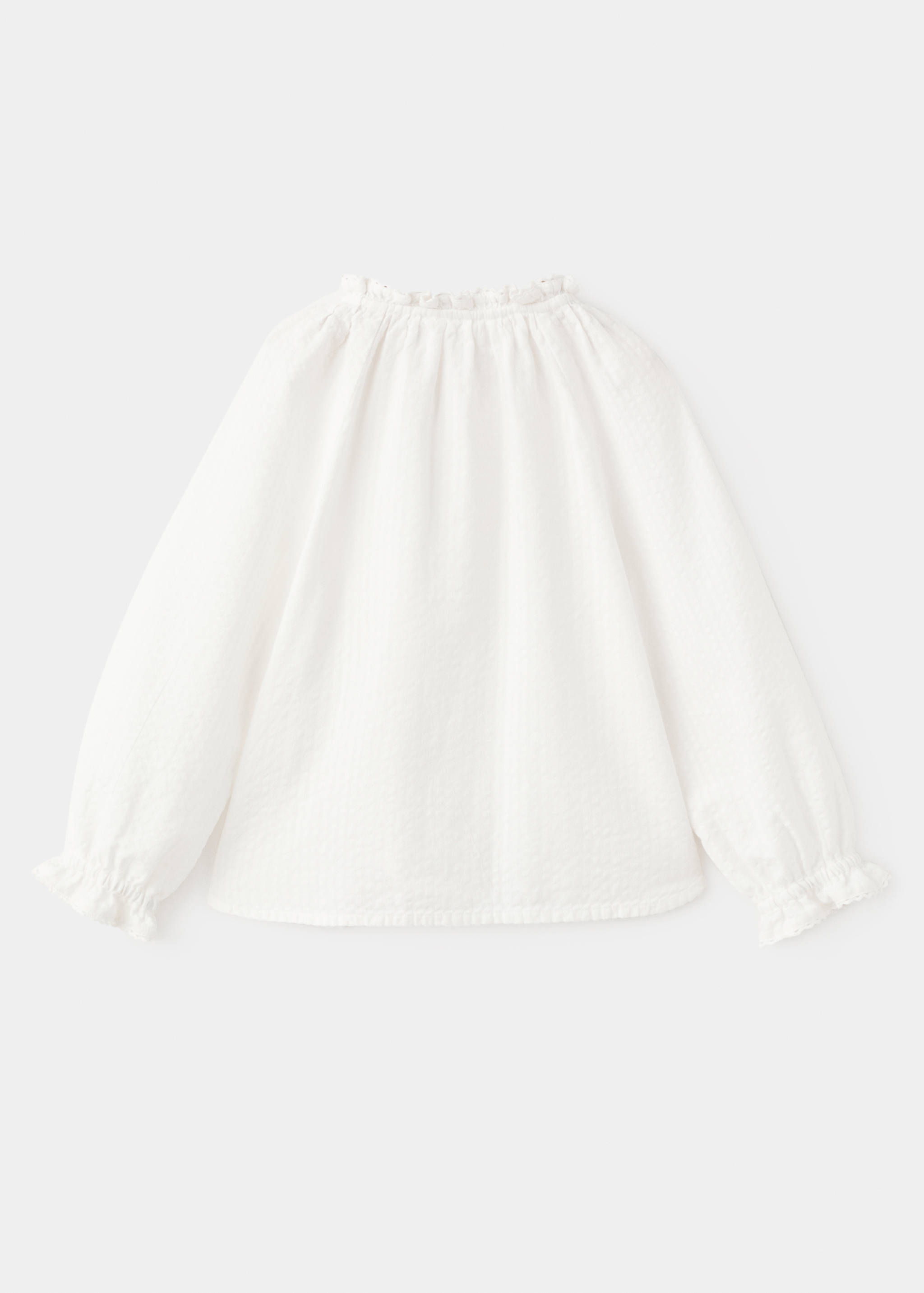 Blusa algodón bordada - Reverso del artículo