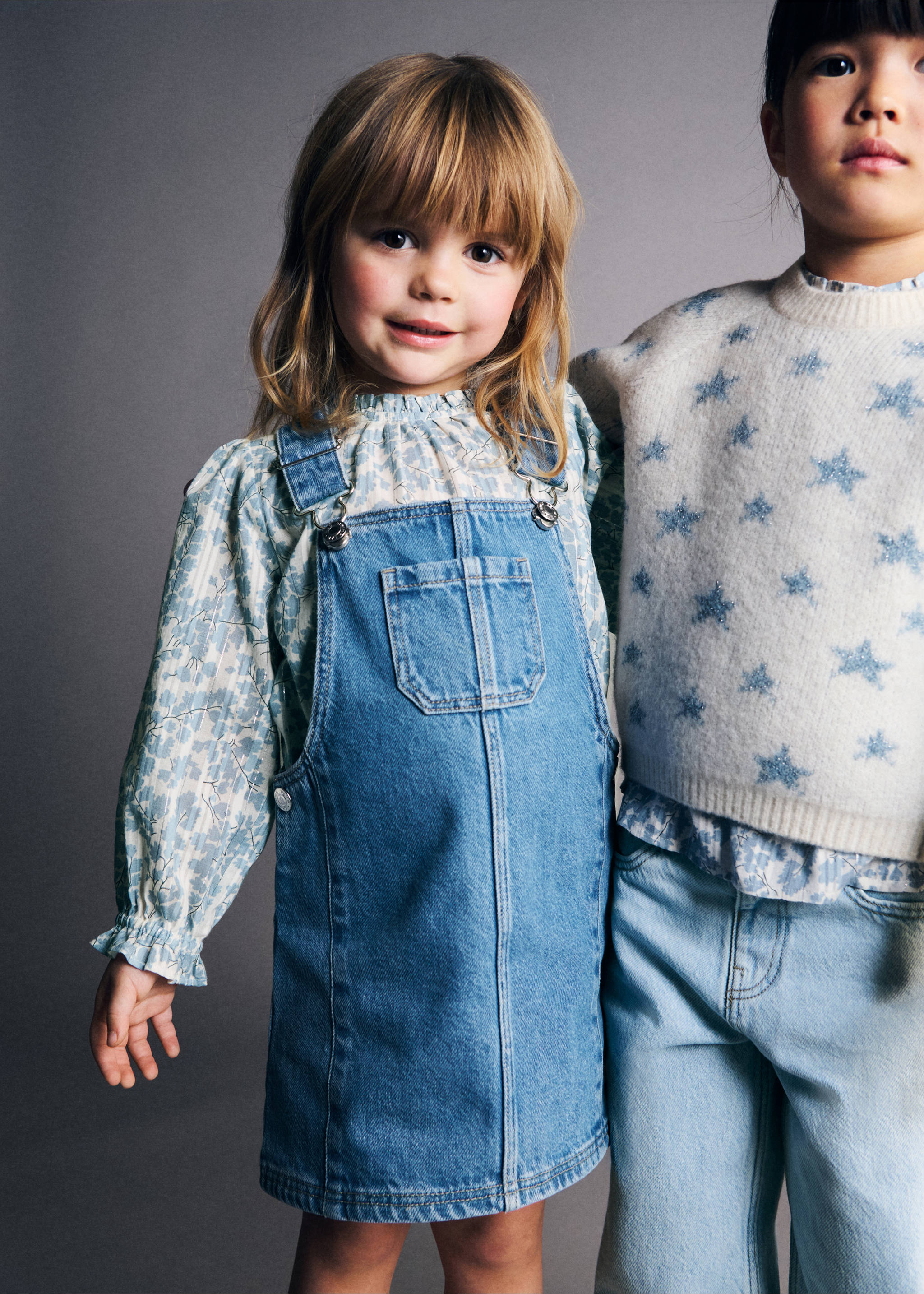 Blusa estampado floral - Plano medio, Blanco. Ref: 27051172-00.