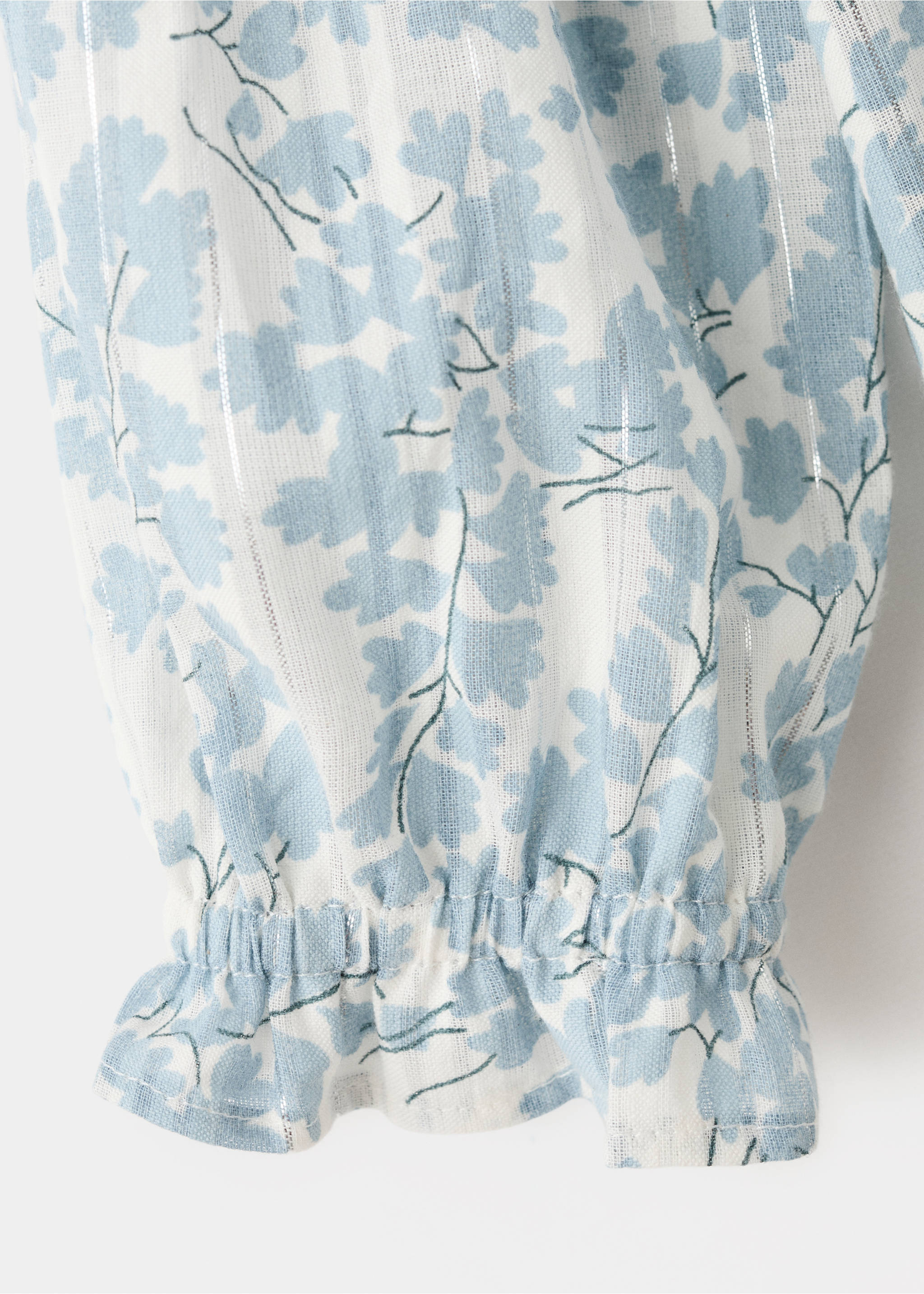 Blusa estampado floral - Detalle del artículo 0, Blanco. Ref: 27051172-00.