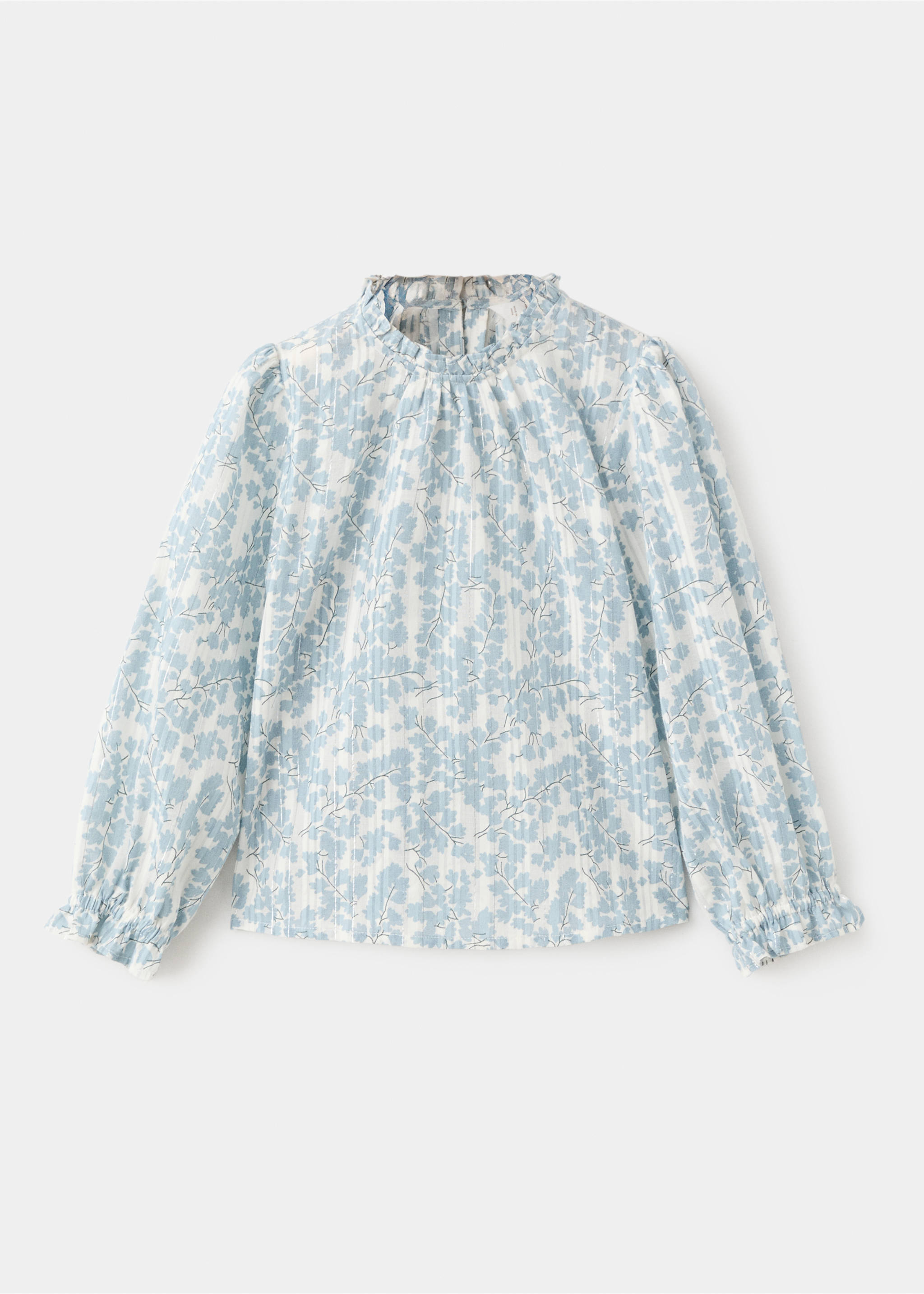 Blouse en imprimé floral - Article sans modèle, Blanc. Ref: 27051172-00.
