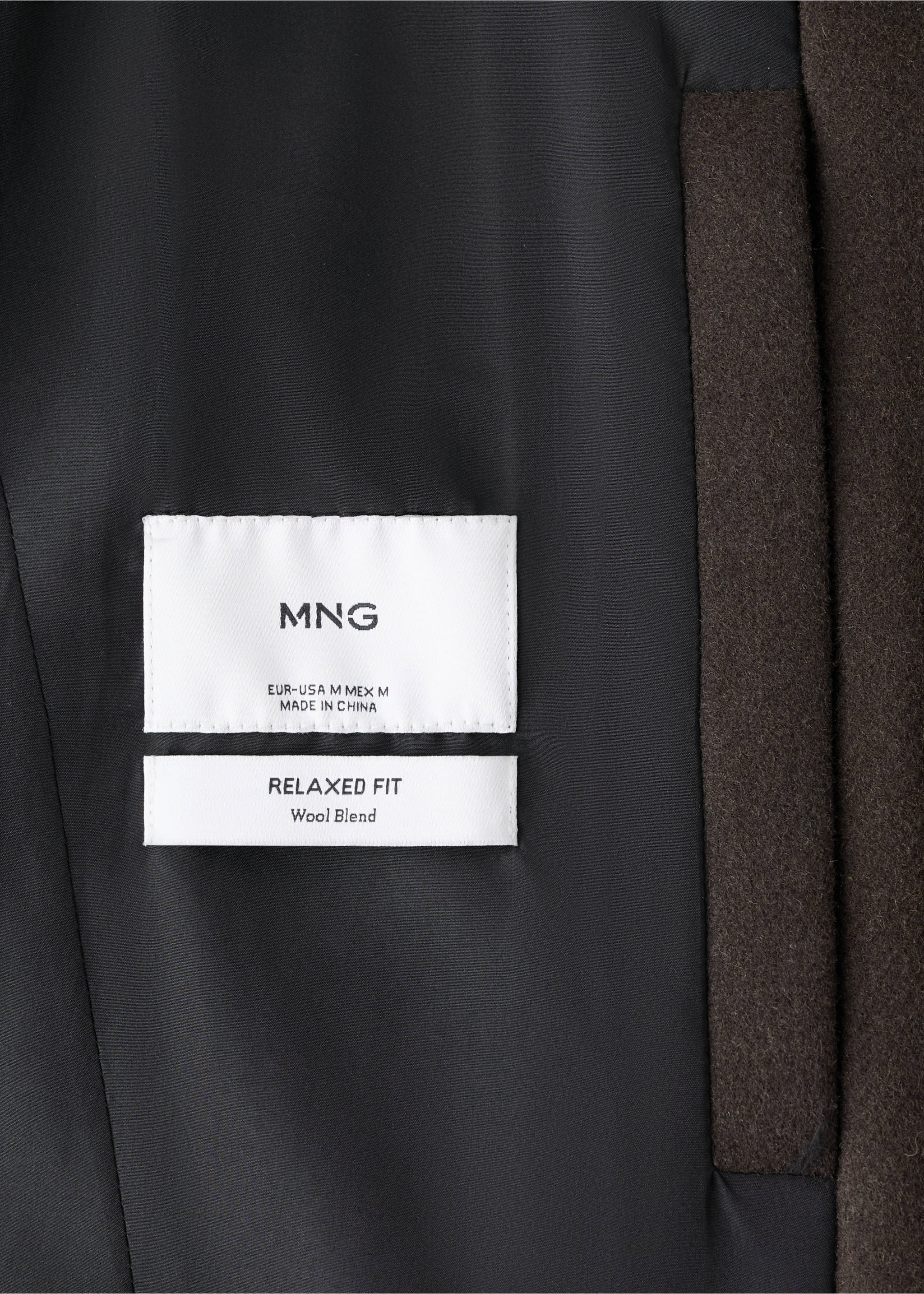 Oversized wrap coat - Details of the article 0, Chocolate. Ref: 27051175-00.