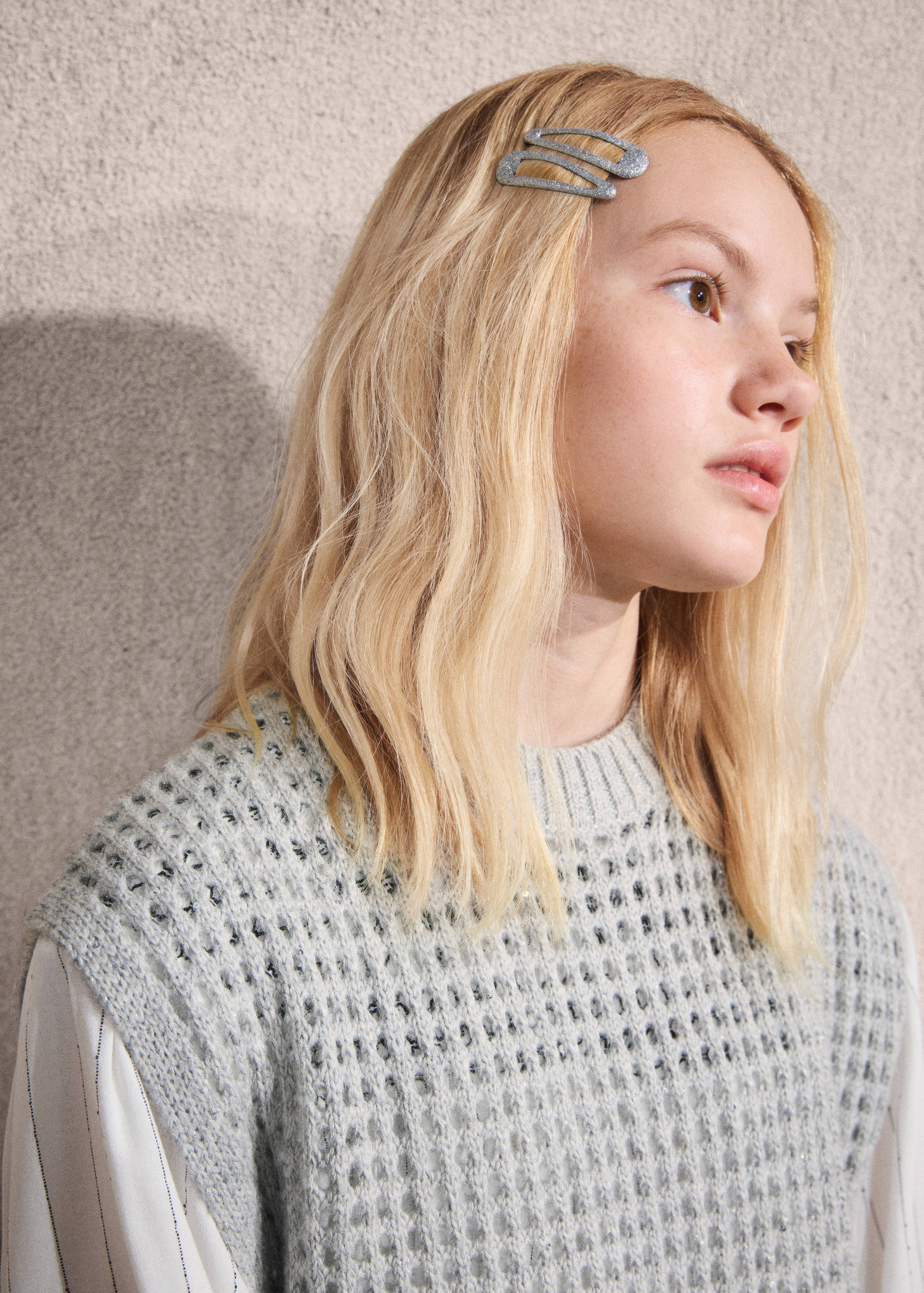 Vestă din lurex cu paiete - Detaliu al articolului 6