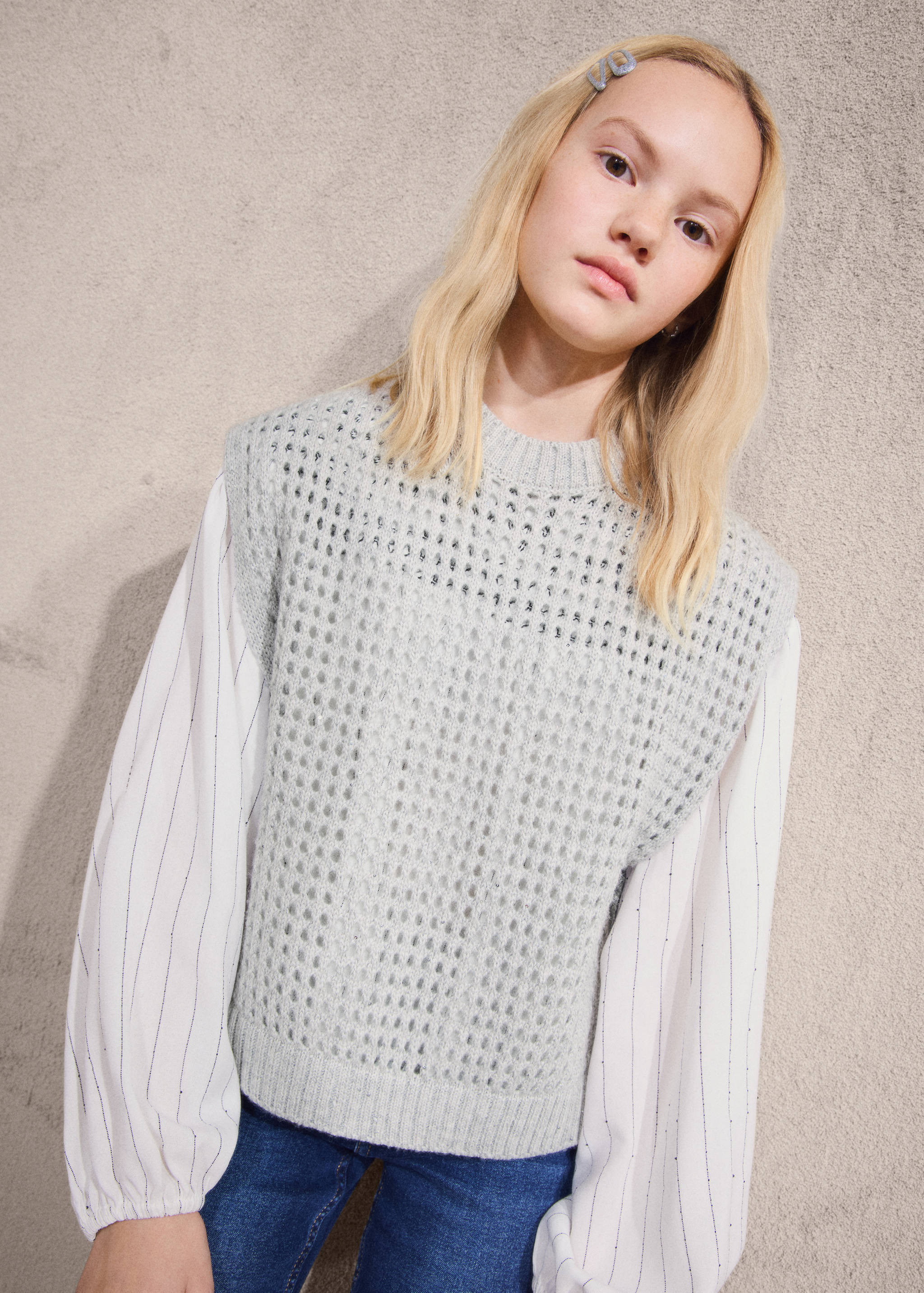 Vestă din lurex cu paiete - Detaliu al articolului 5