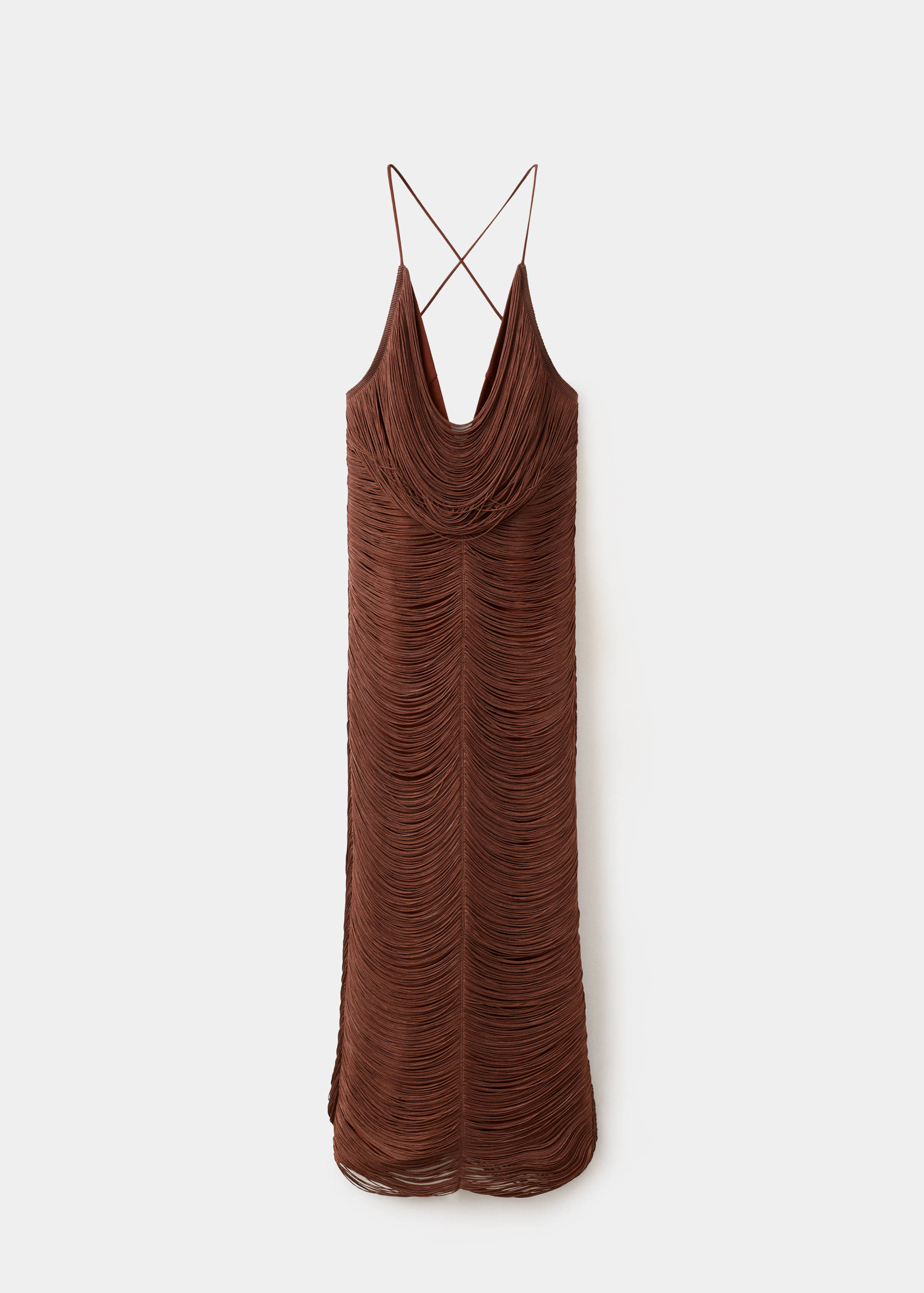 Robe à franges avec dos nu - Article sans modèle