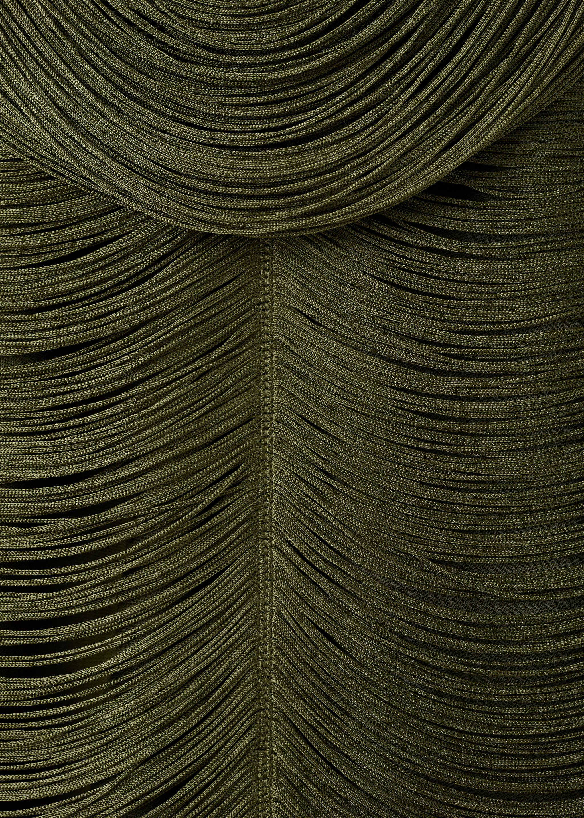 Robe à franges avec dos nu - Détail de l'article 0