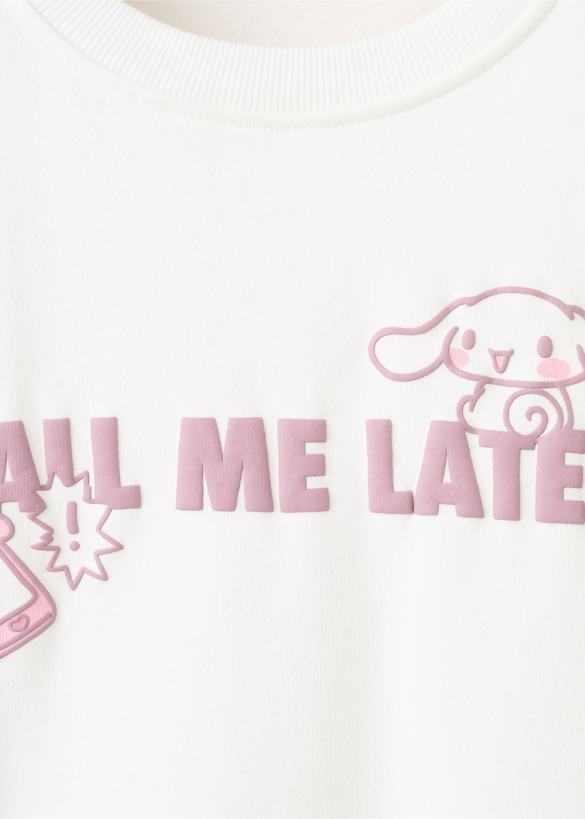 Sweat-shirt Hello Kitty - Détail de l'article 8, Blanc cassé. Ref: 27051184-00.