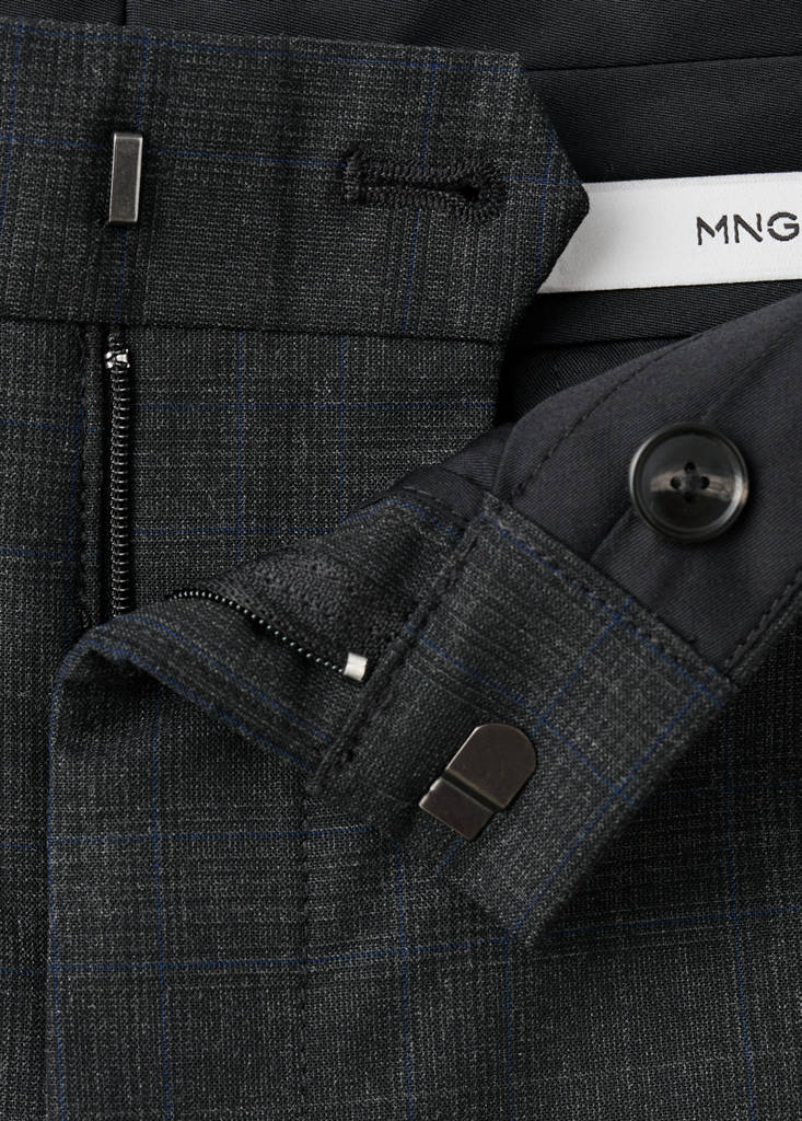 Fluid regular-fit trousers — Dark Heather Grey