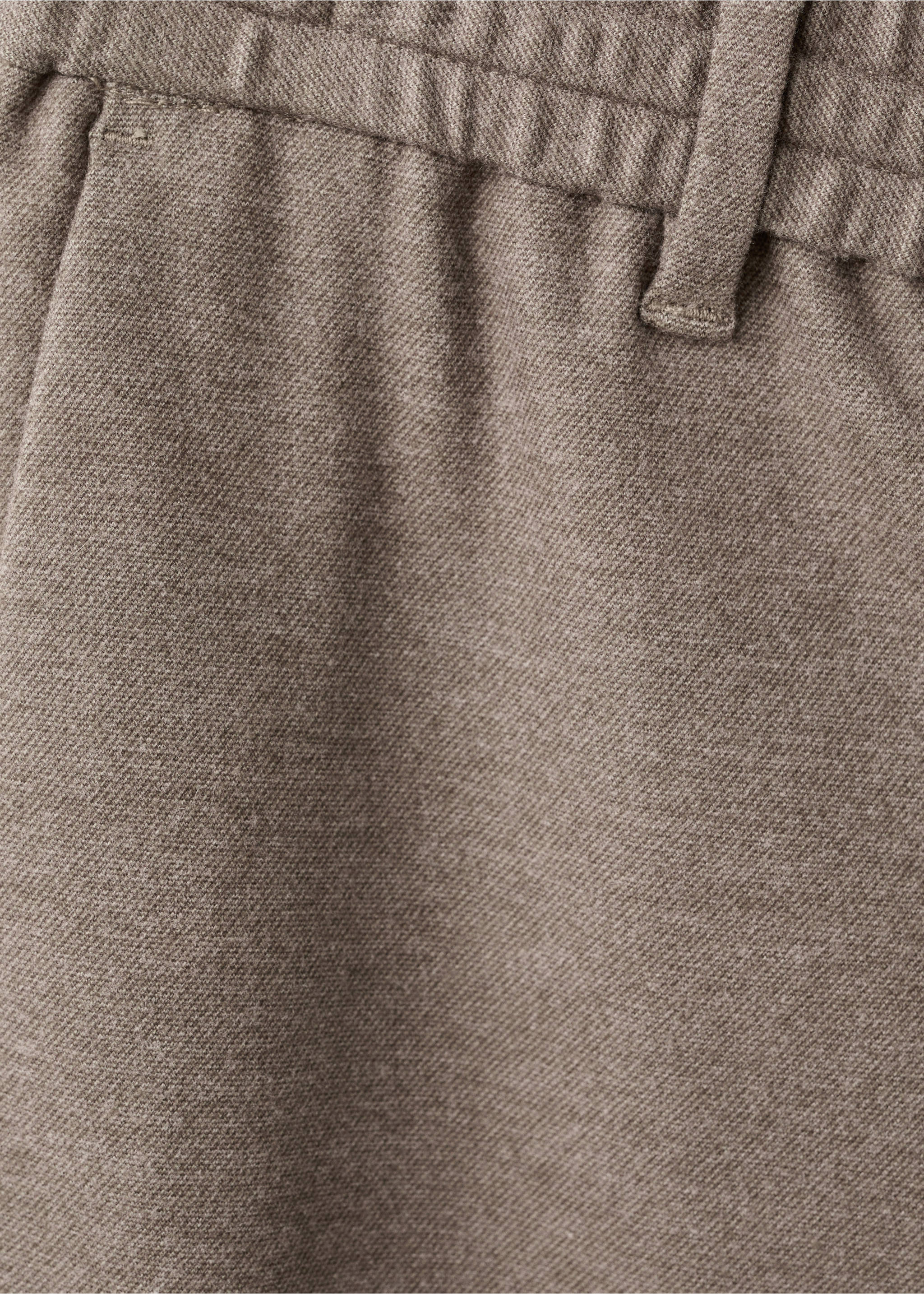 Pantalón franela slim fit - Detalle del artículo 0, Marrón tabaco. Ref: 27051186-00.